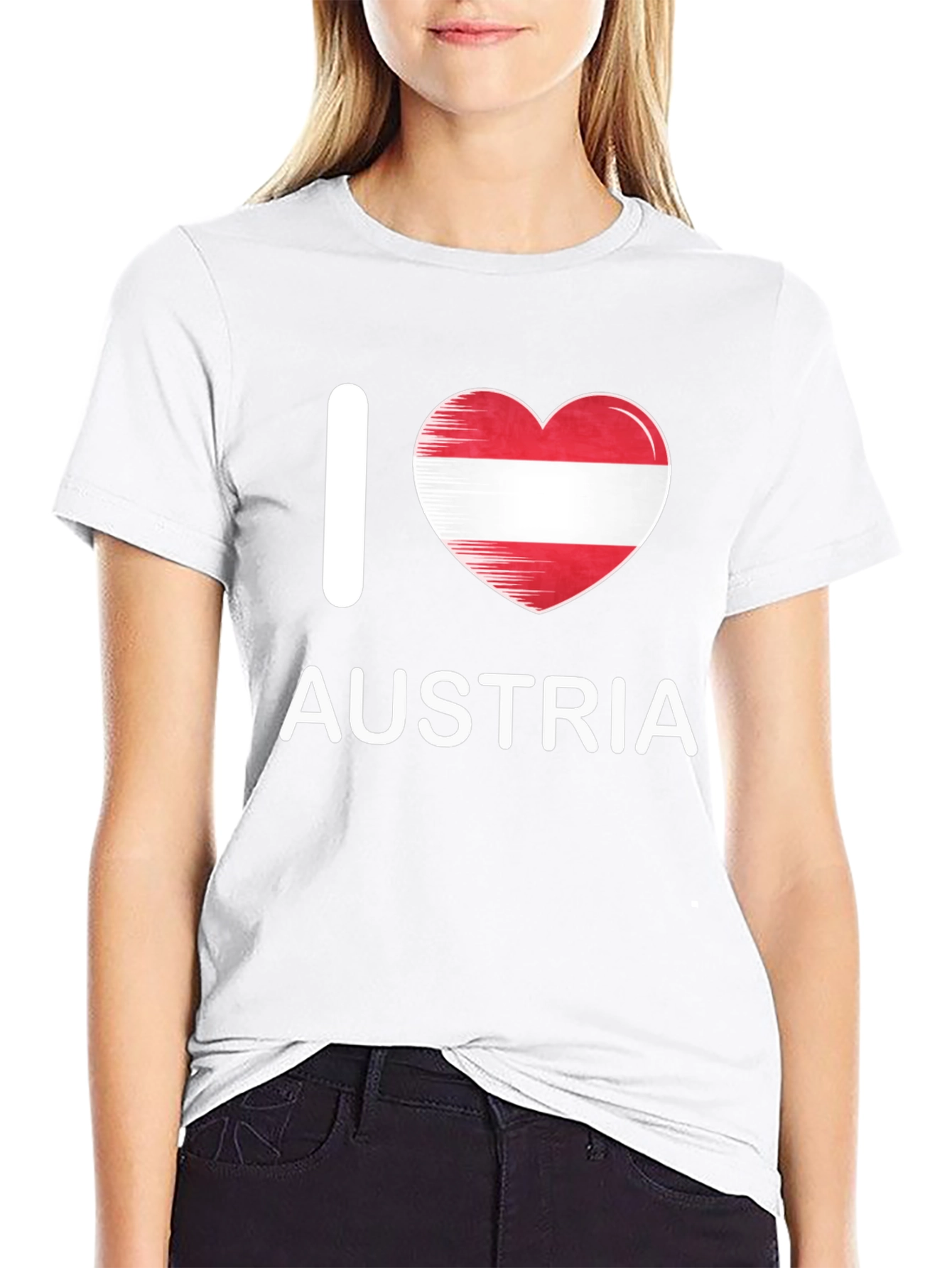 I Heart Austria T-Shirt - Patriotic Tee