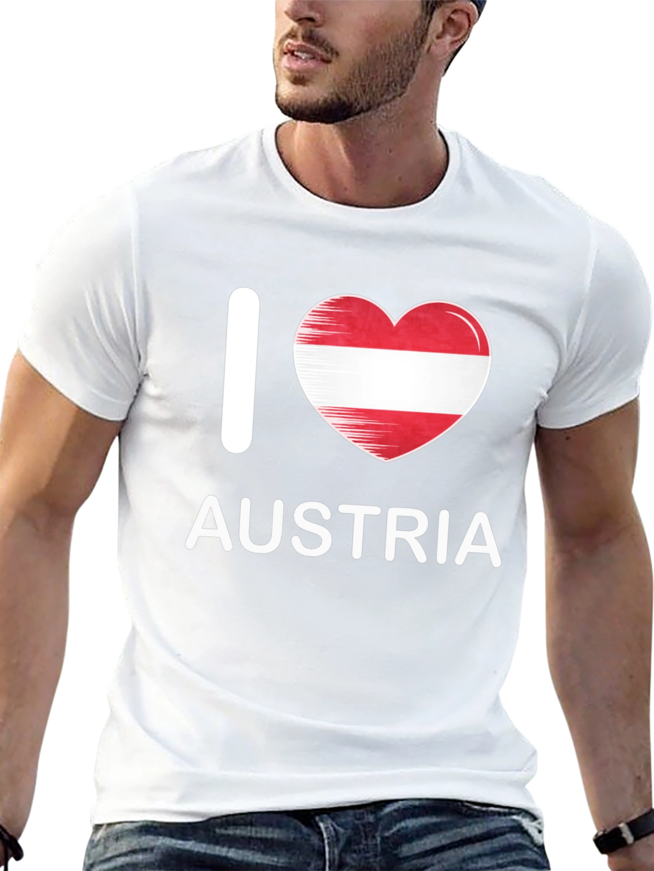 I Heart Austria T-Shirt - Patriotic Tee