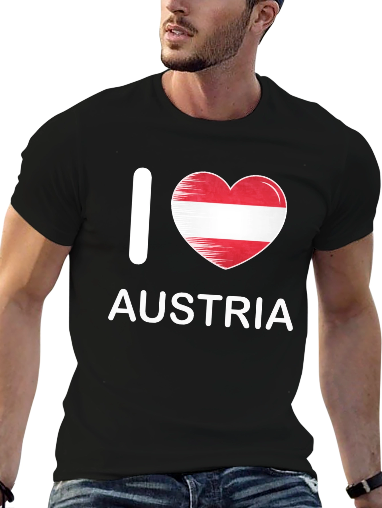 I Heart Austria T-Shirt - Patriotic Tee