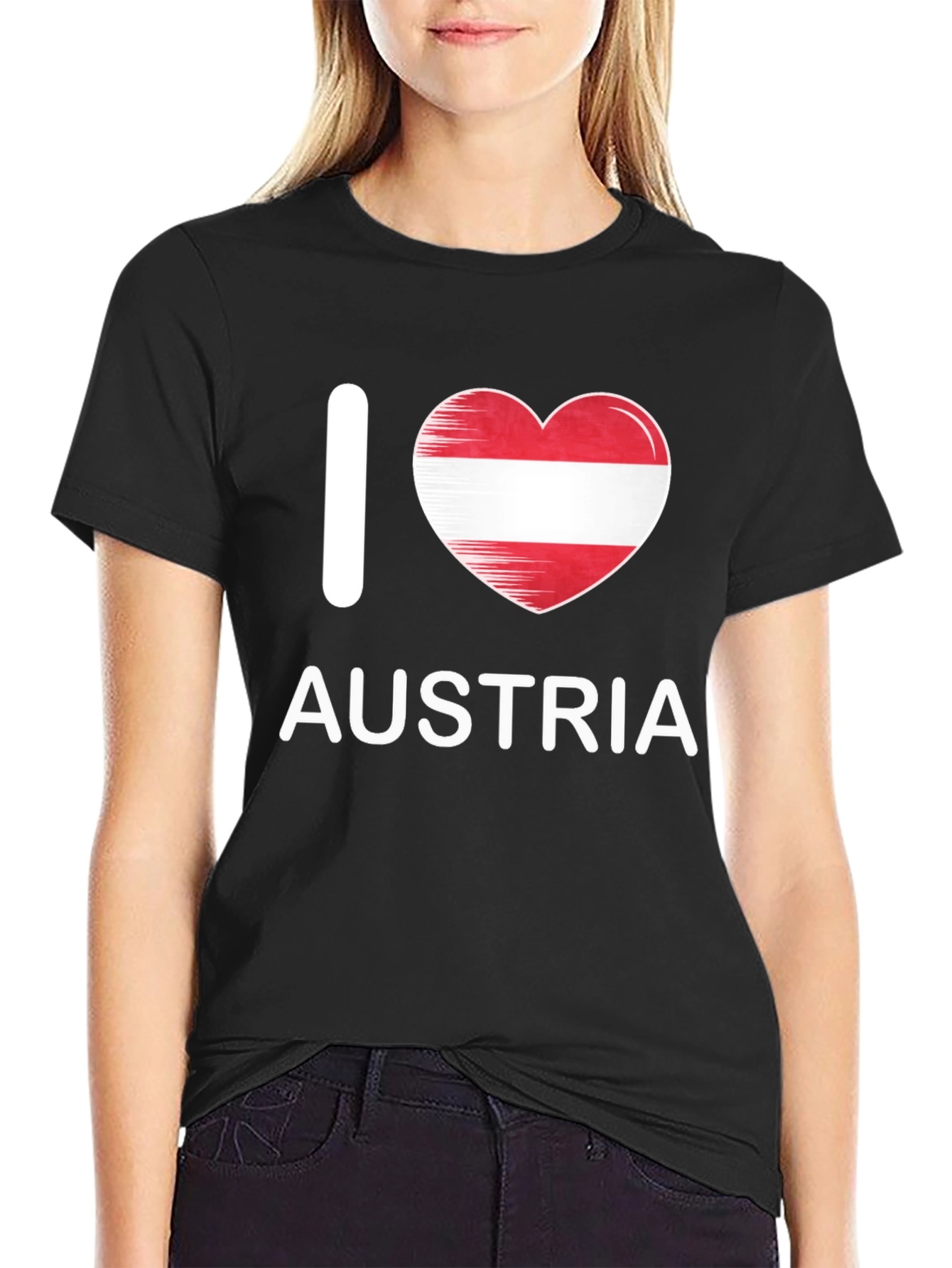I Heart Austria T-Shirt - Patriotic Tee