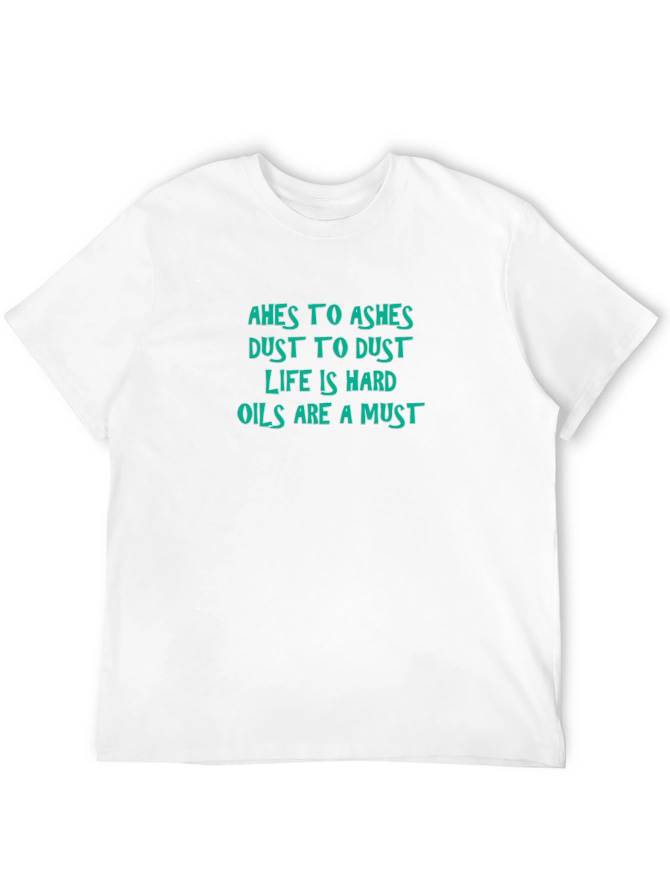 Ashes to Ashes Funny Graphic Novelty T-Shirt