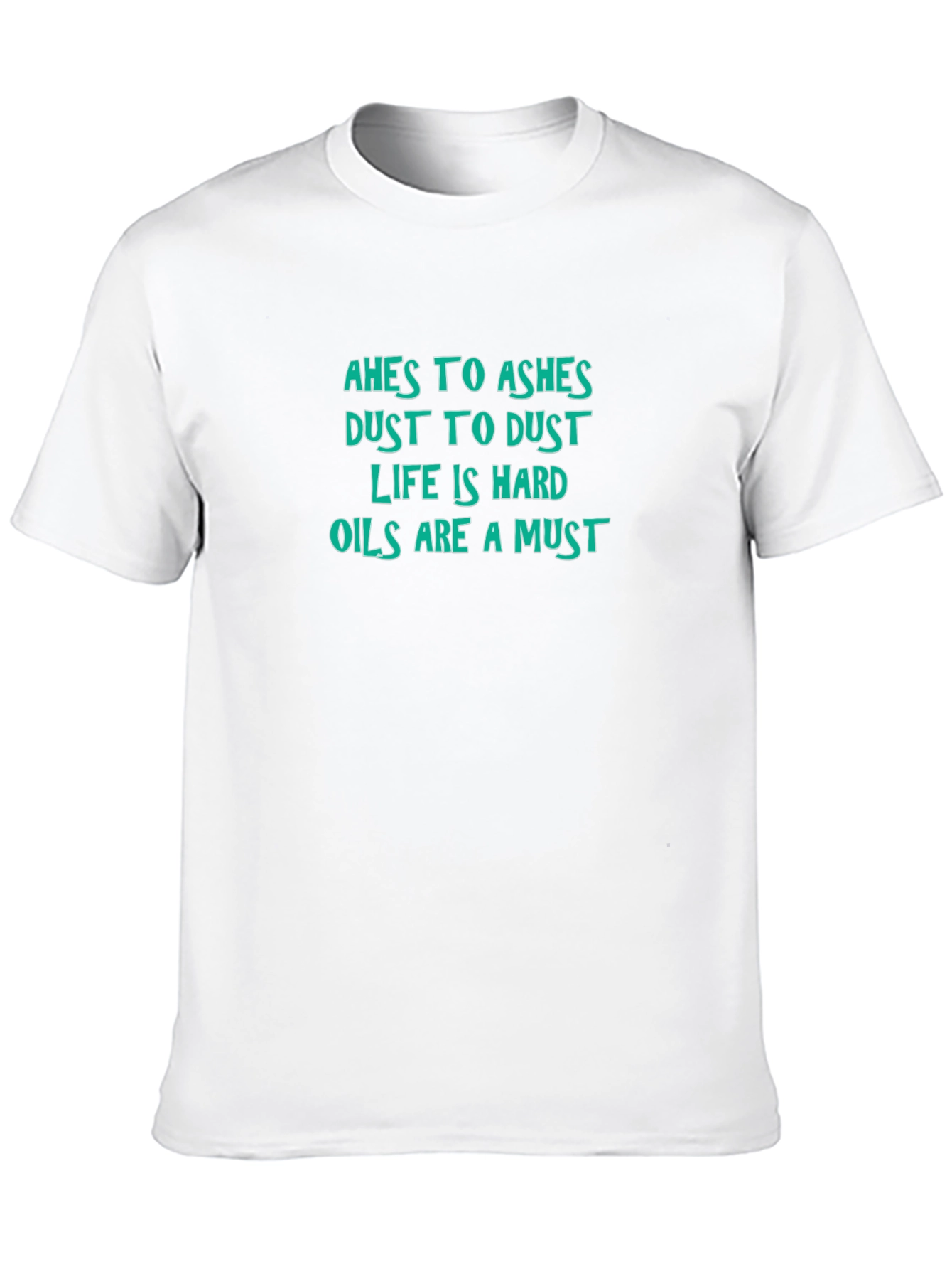 Ashes to Ashes Funny Graphic Novelty T-Shirt