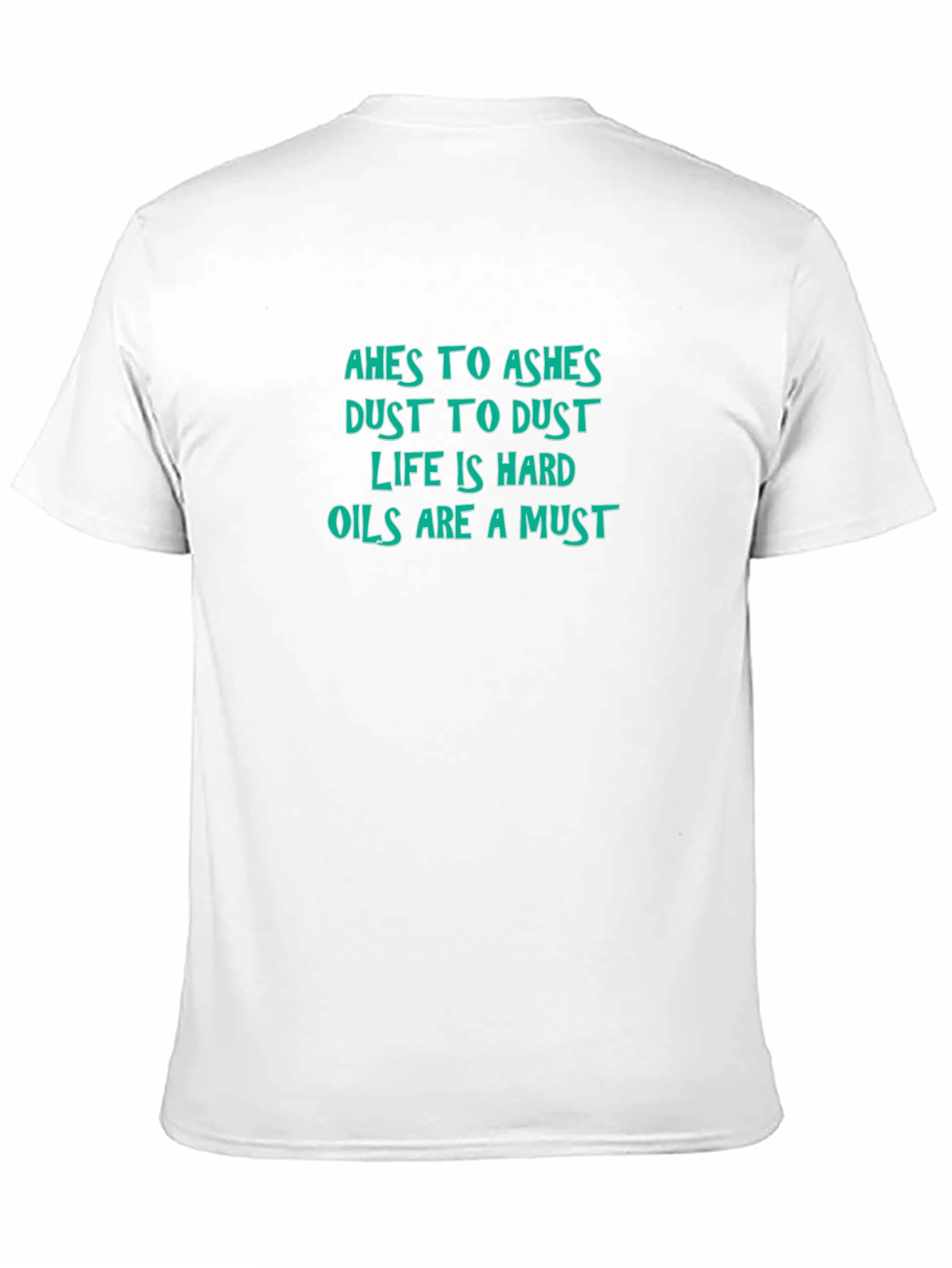 Ashes to Ashes Funny Graphic Novelty T-Shirt