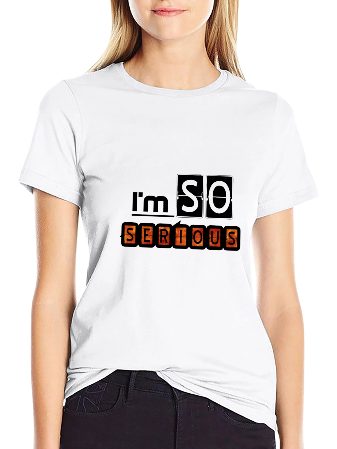 Im SO Serious Graphic Tee - Novelty Statement Shirt