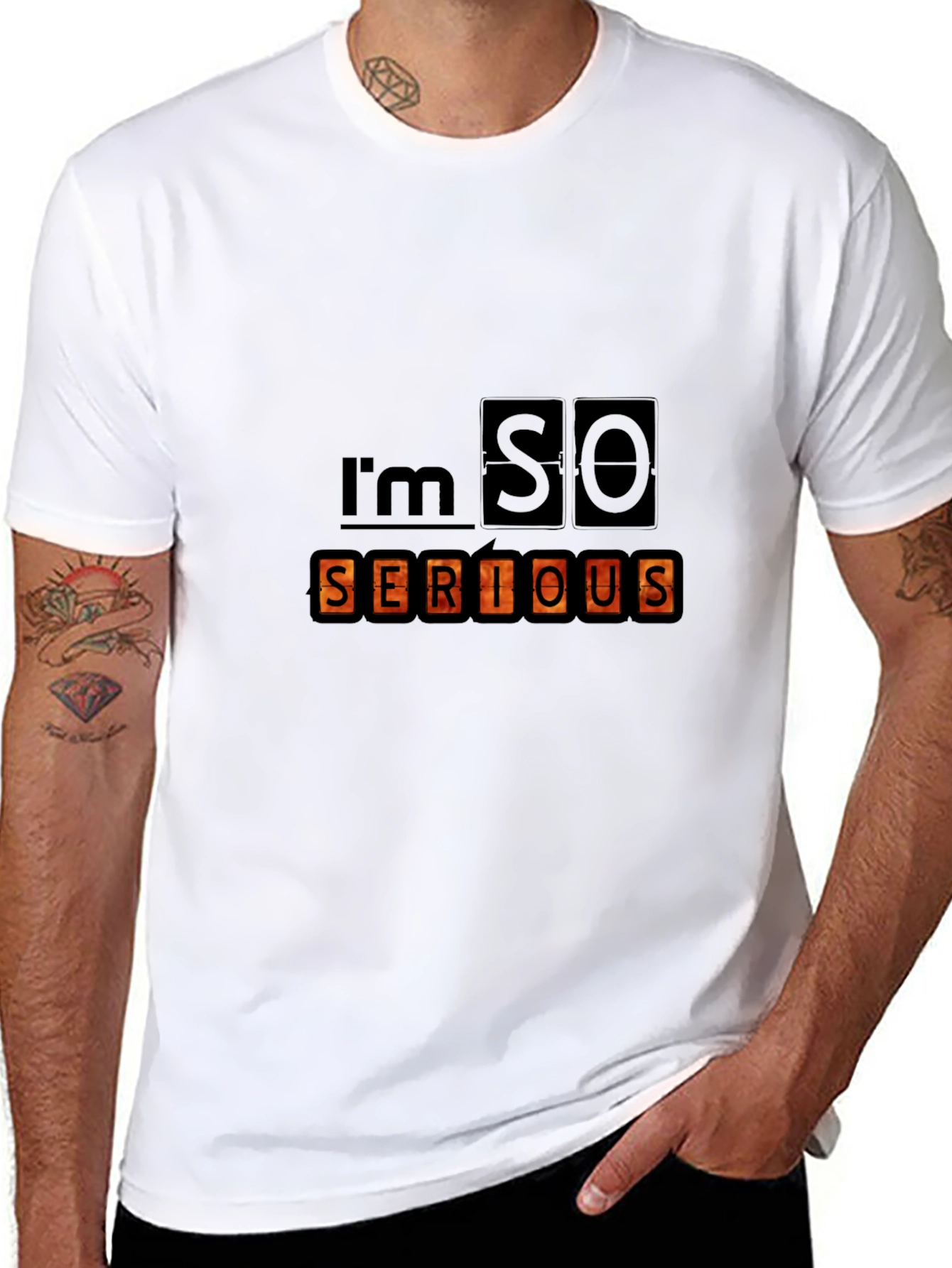Im SO Serious Graphic Tee - Novelty Statement Shirt