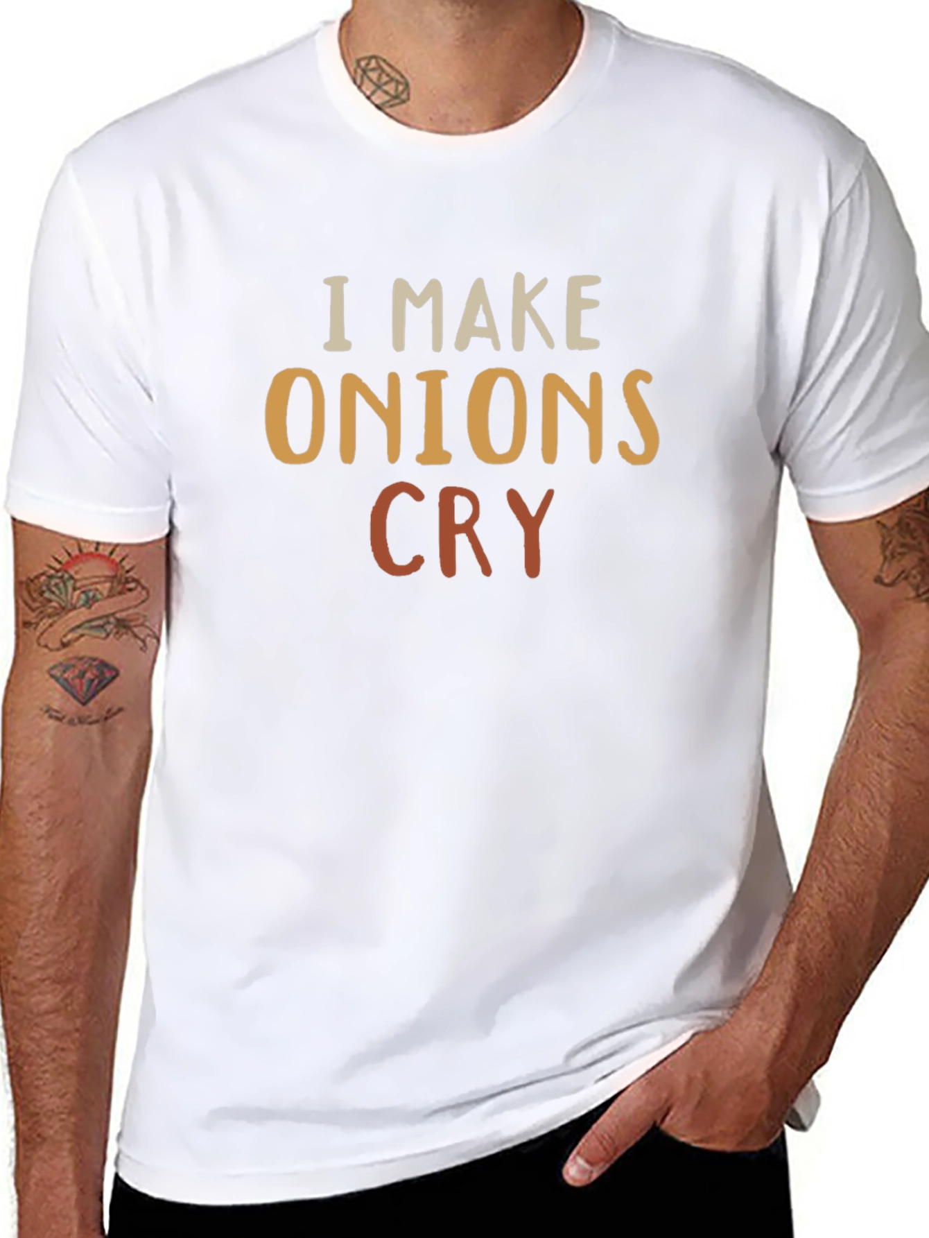 I Make Onions Cry T-Shirt - Funny Chef Tee