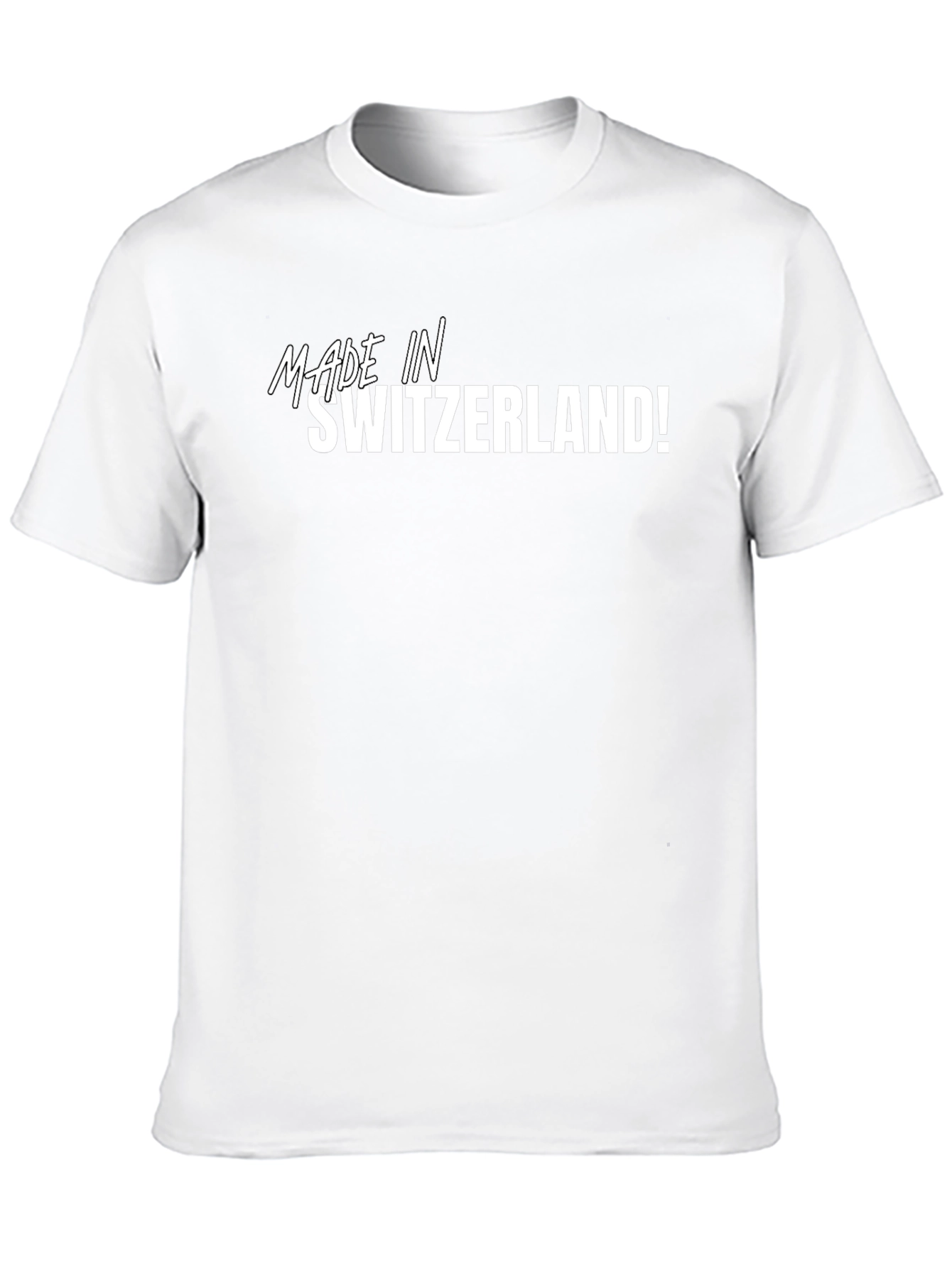 Made in Switzerland! Black T-Shirt