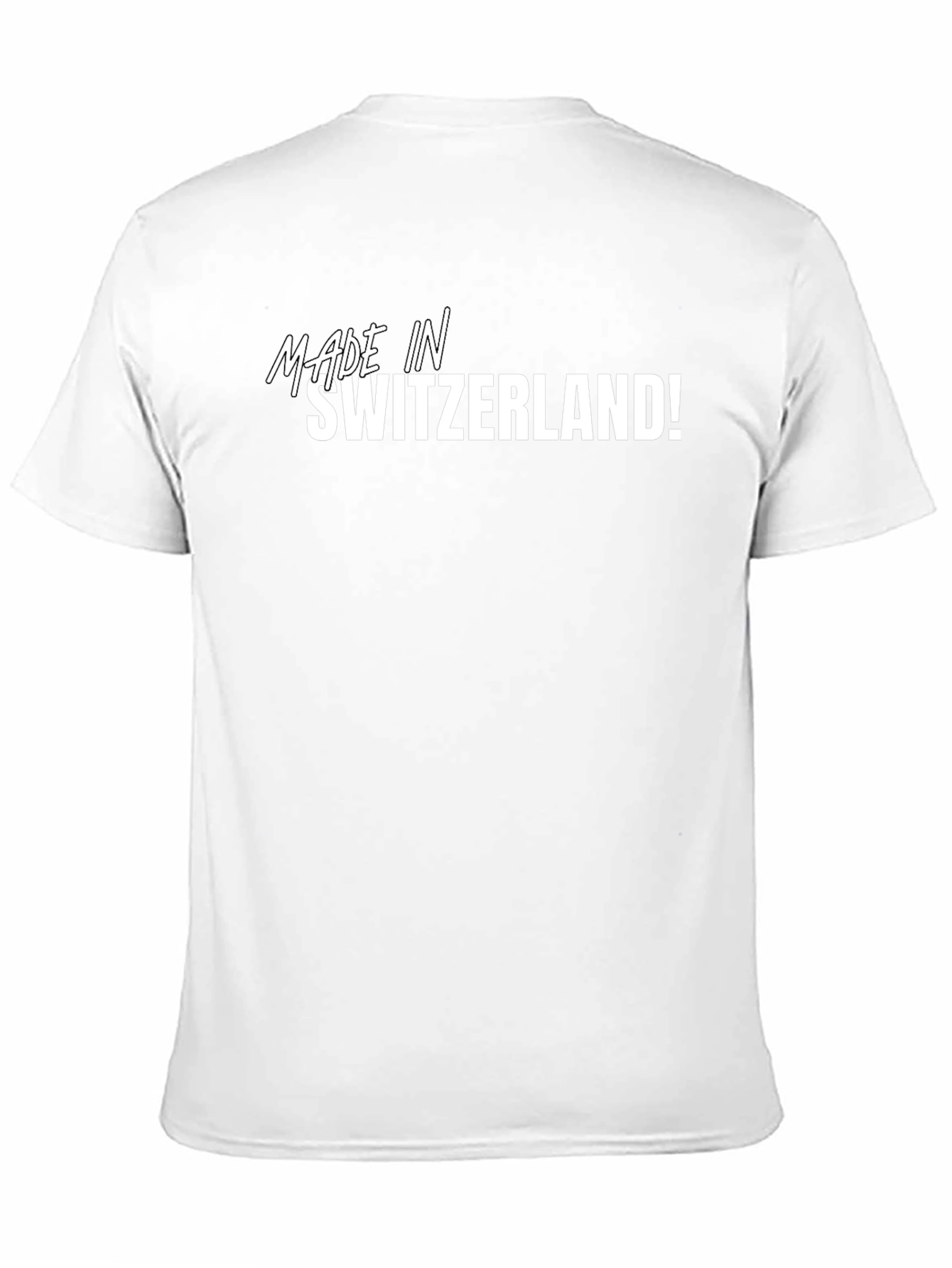 Made in Switzerland! Black T-Shirt
