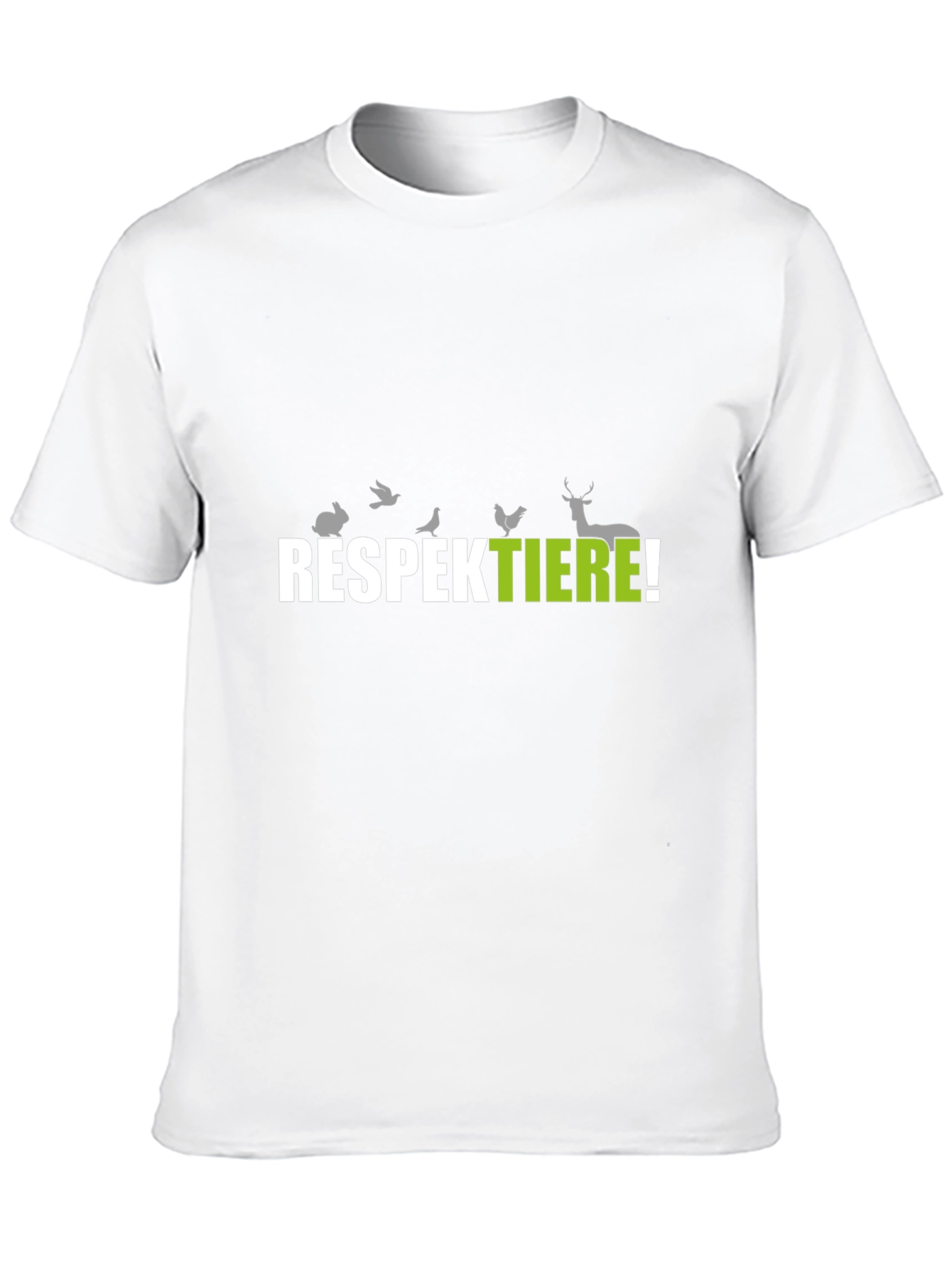 Respektiere! Respect Animals T-Shirt - Black