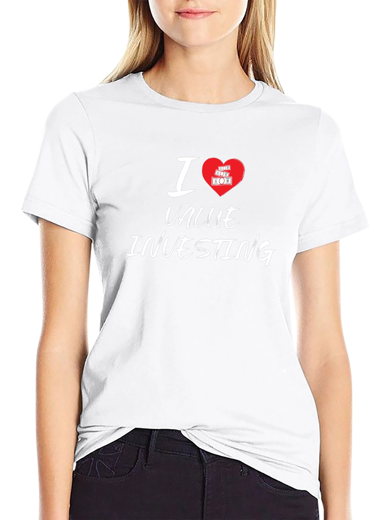 I Love Value Investing Black T-Shirt