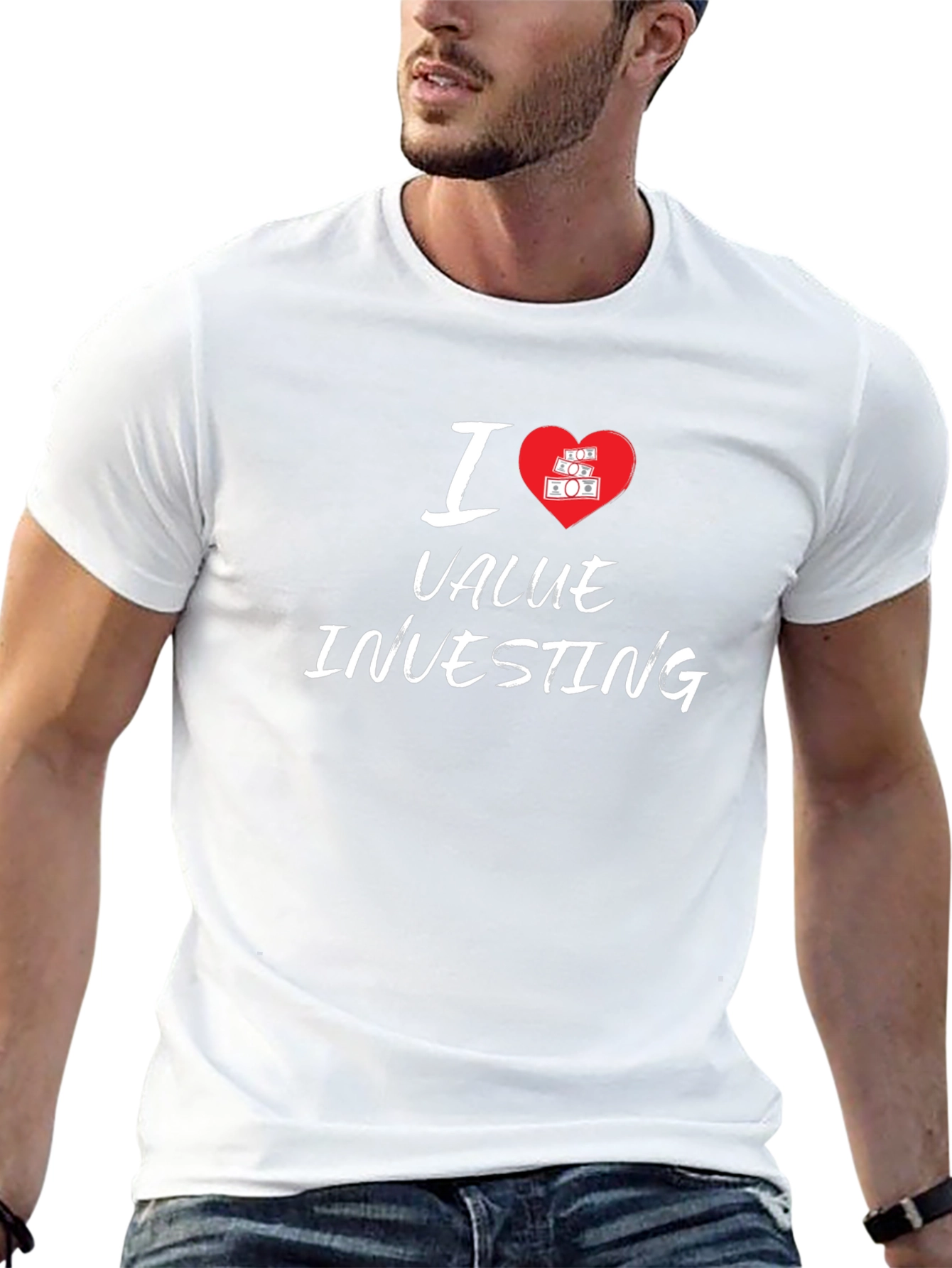 I Love Value Investing Black T-Shirt