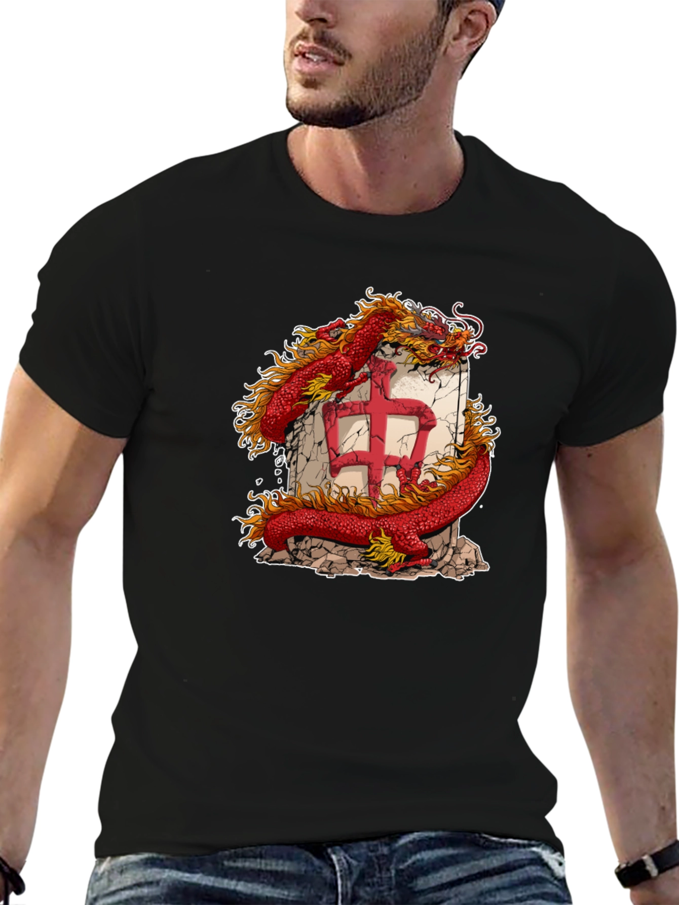 Dragon T-Shirt - Artistic Design
