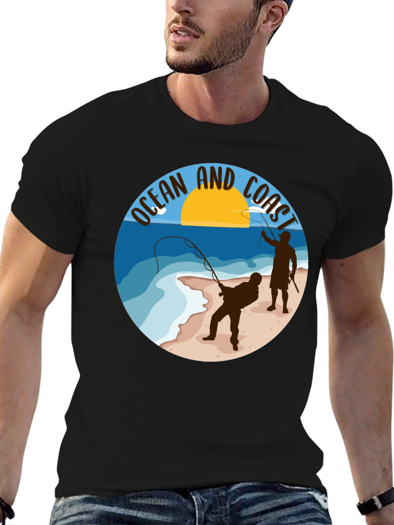 Ocean and Coast Fishing T-Shirt