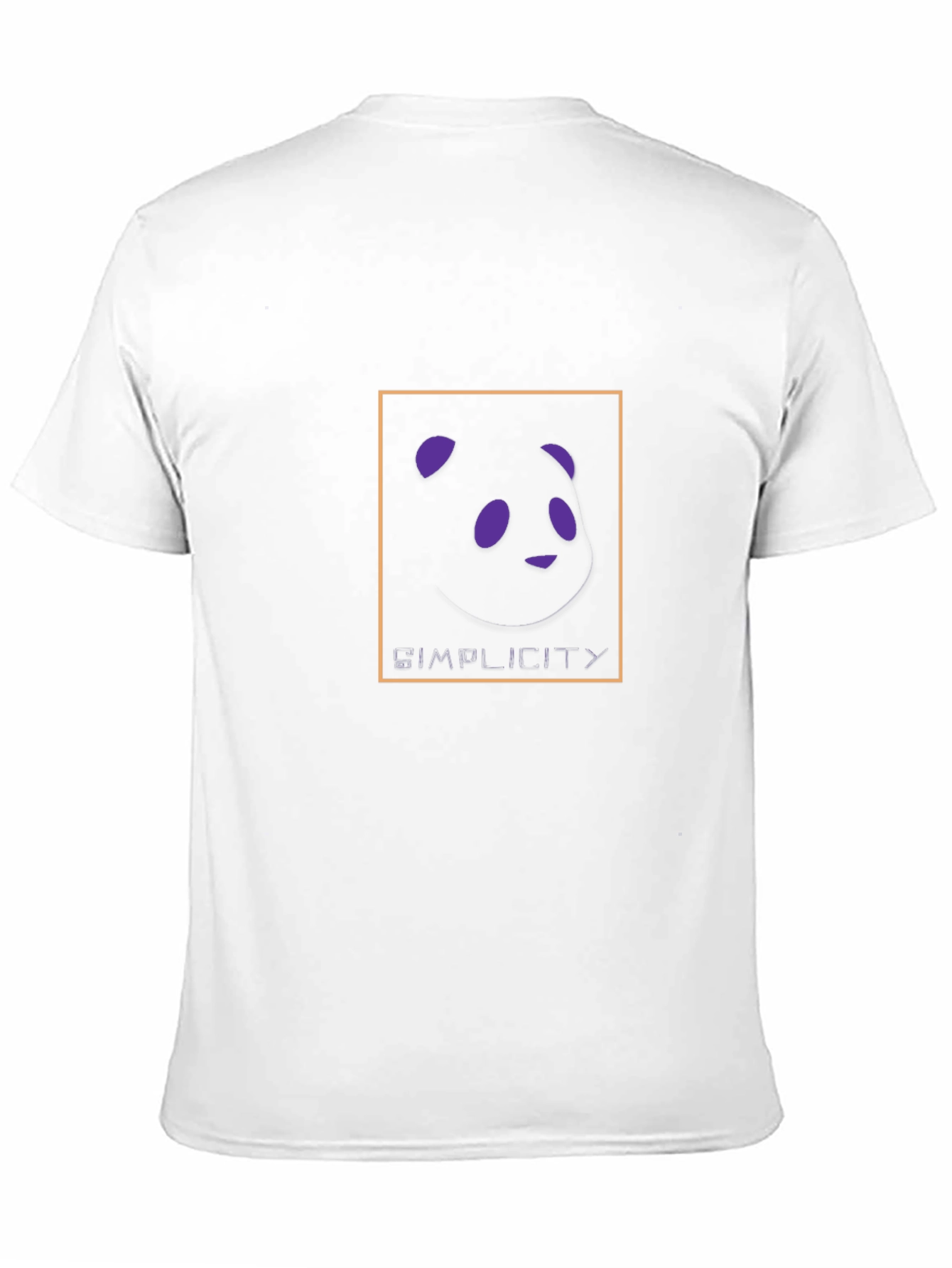 Simplicity Panda Graphic Black T-Shirt