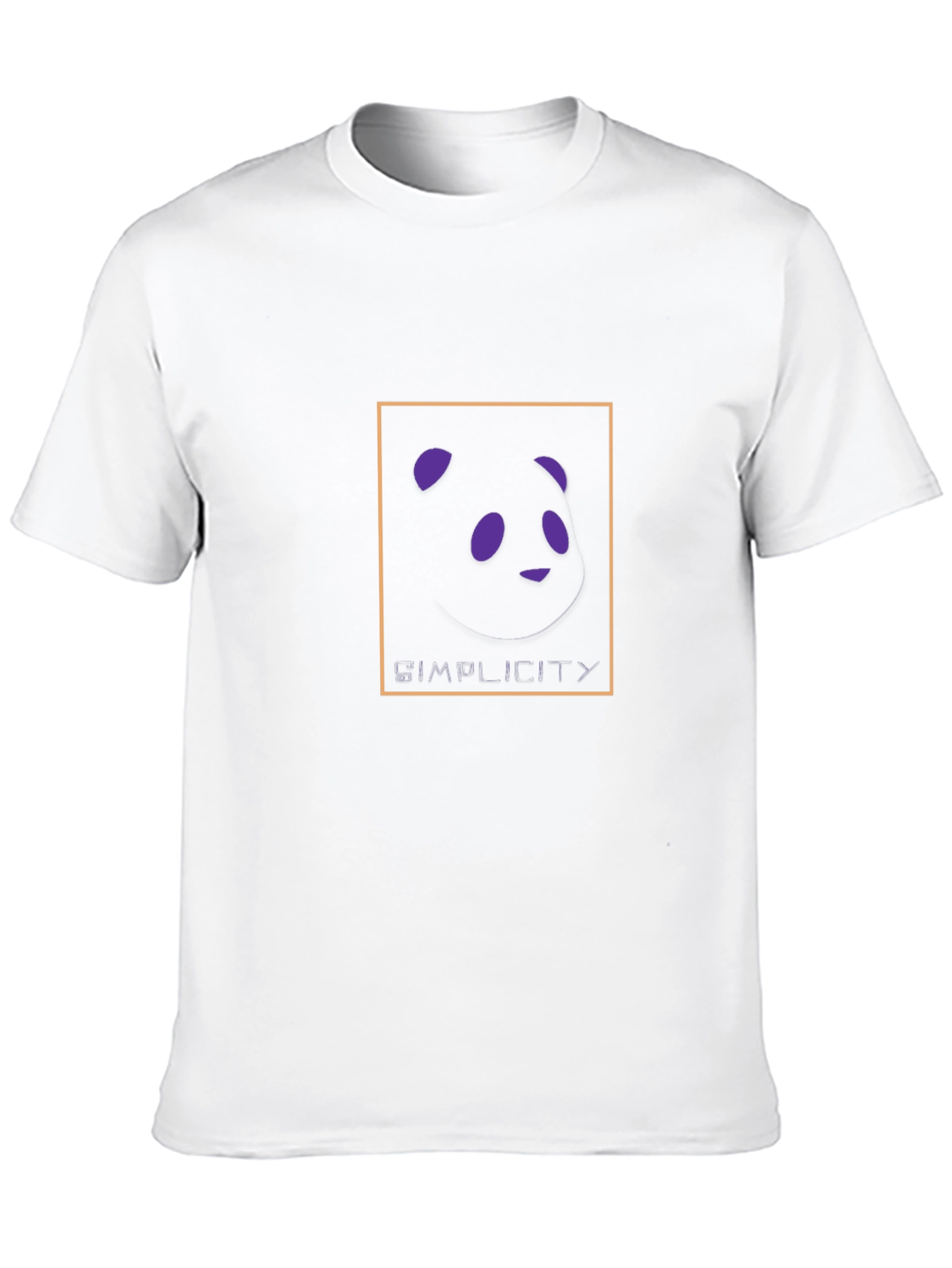 Simplicity Panda Graphic Black T-Shirt