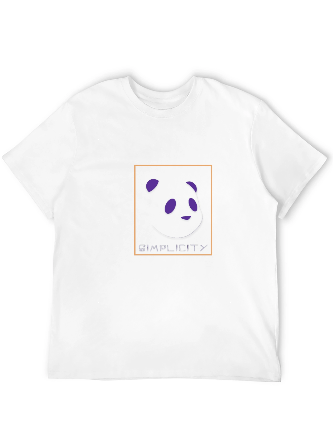 Simplicity Panda Graphic Black T-Shirt