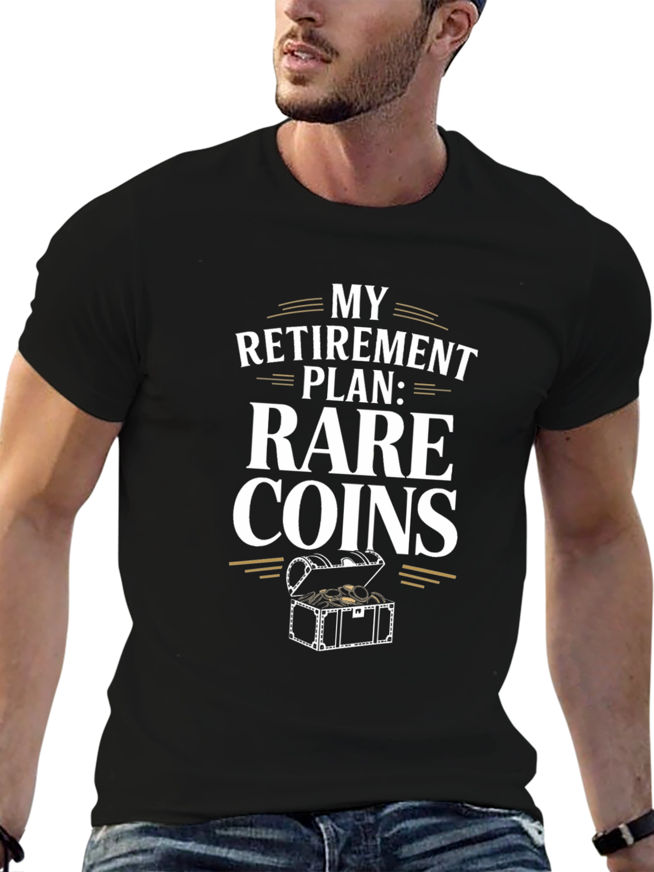 Rare Coins Retirement Plan Graphic T-Shirt