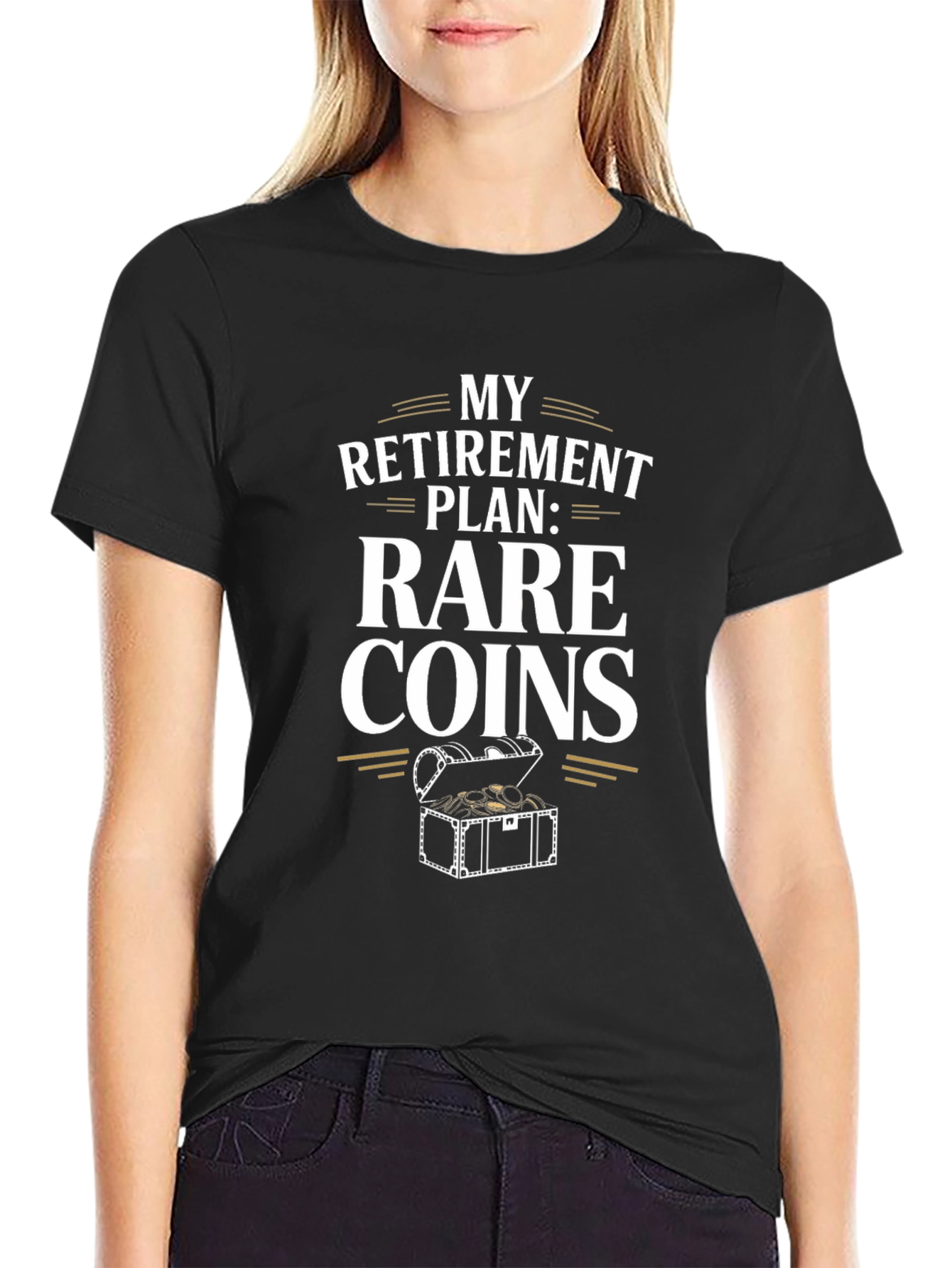 Rare Coins Retirement Plan Graphic T-Shirt