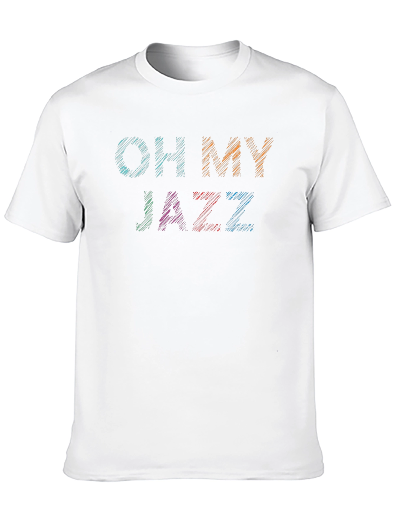 Oh My Jazz Graphic Tee - Black Cotton T-Shirt