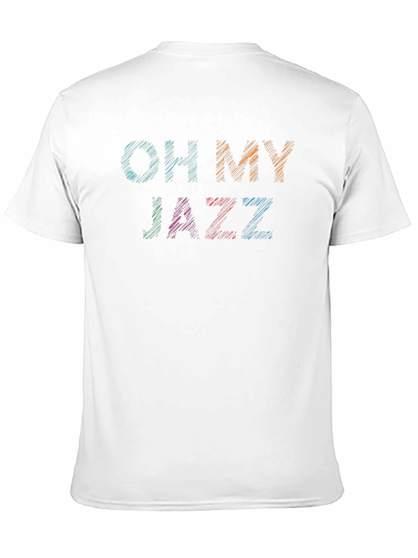 Oh My Jazz Graphic Tee - Black Cotton T-Shirt