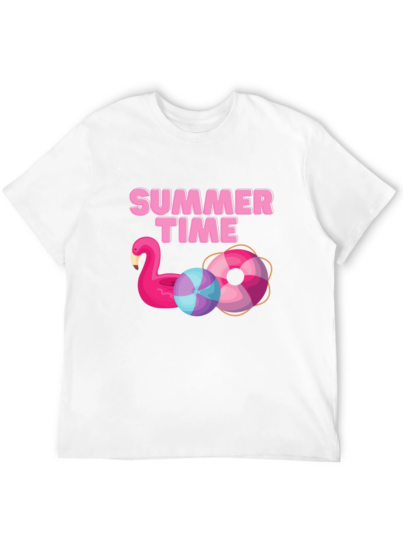 Summer Time Black Graphic Tee