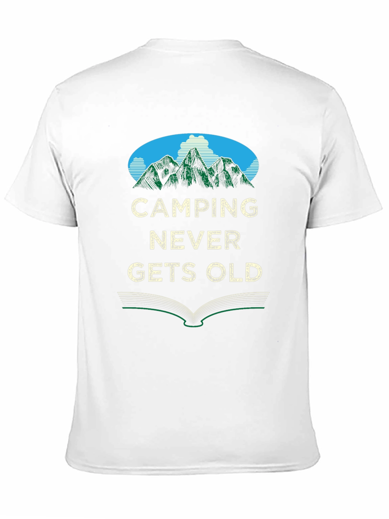 Camping Never Gets Old Graphic Tee