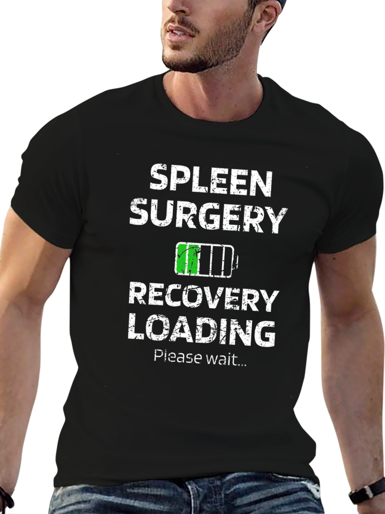 Spleen Surgery Recovery Loading T-Shirt