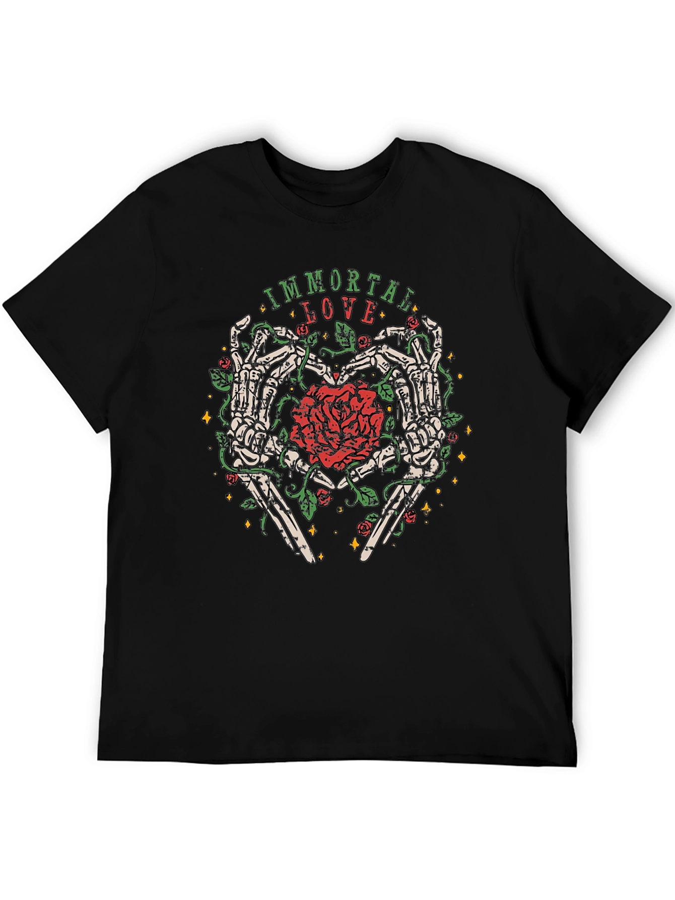 Immortal Love Skeleton Heart T-Shirt