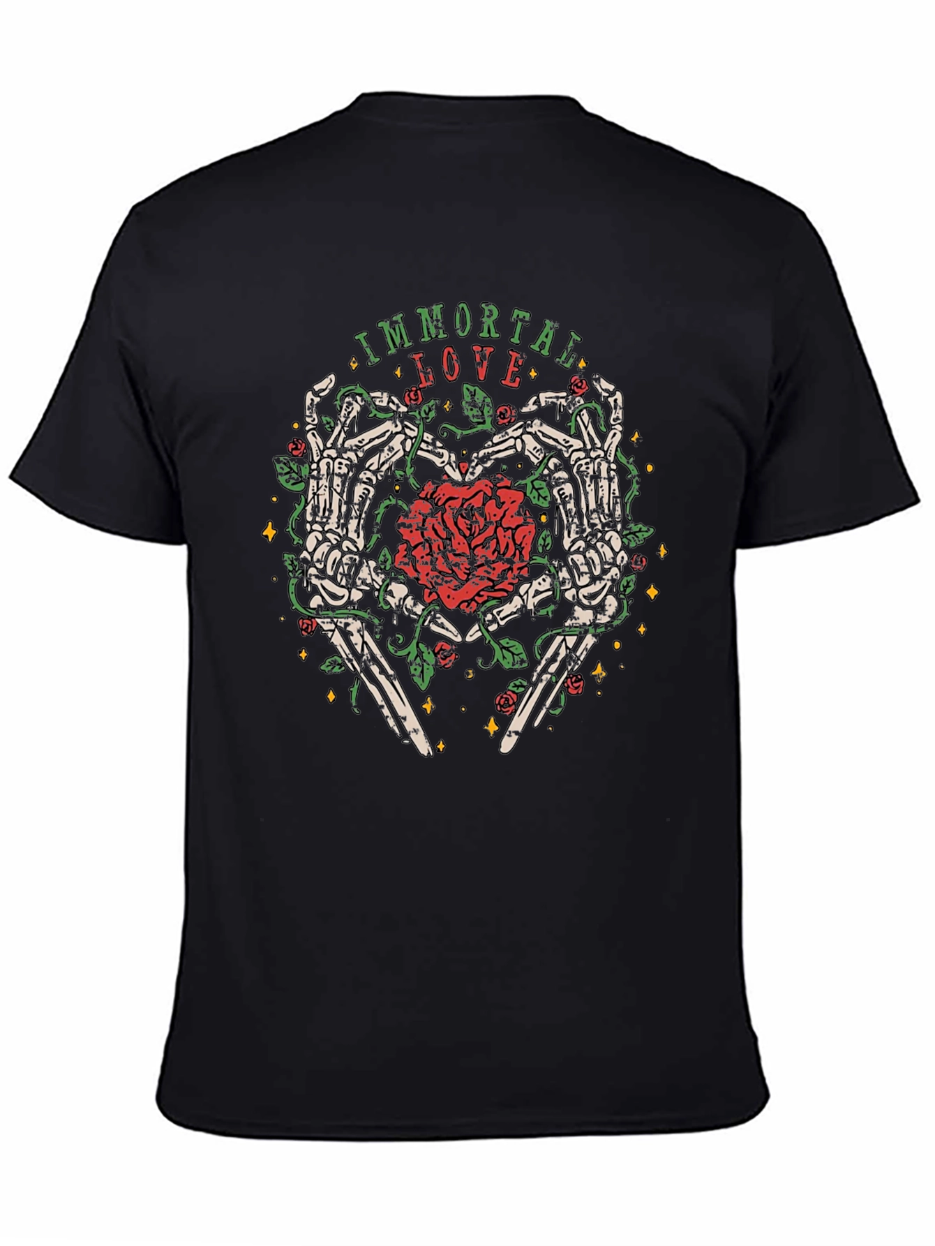 Immortal Love Skeleton Heart T-Shirt
