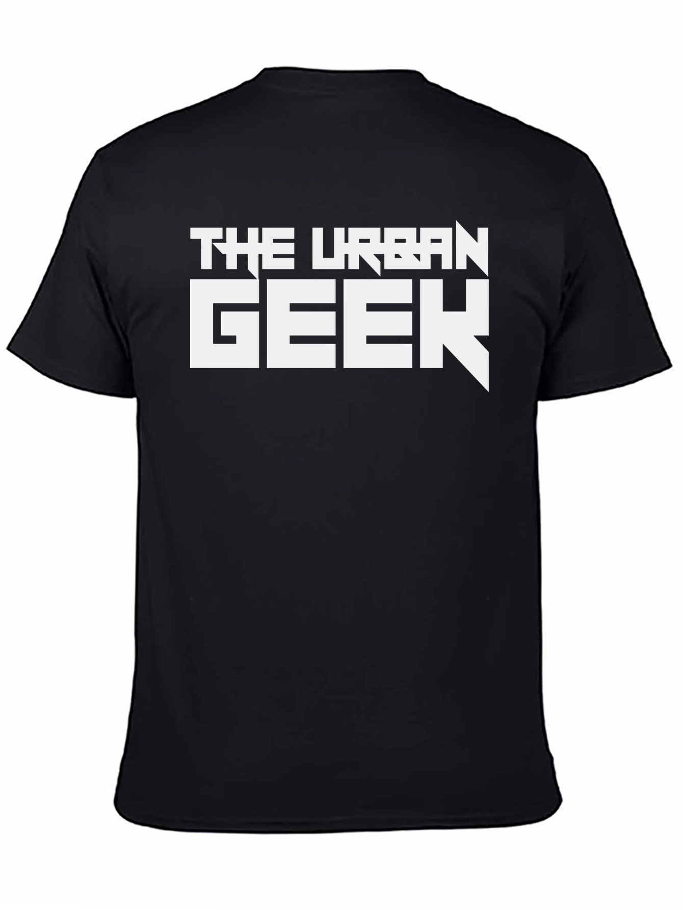 The Urban Geek Black T-Shirt - Modern Style