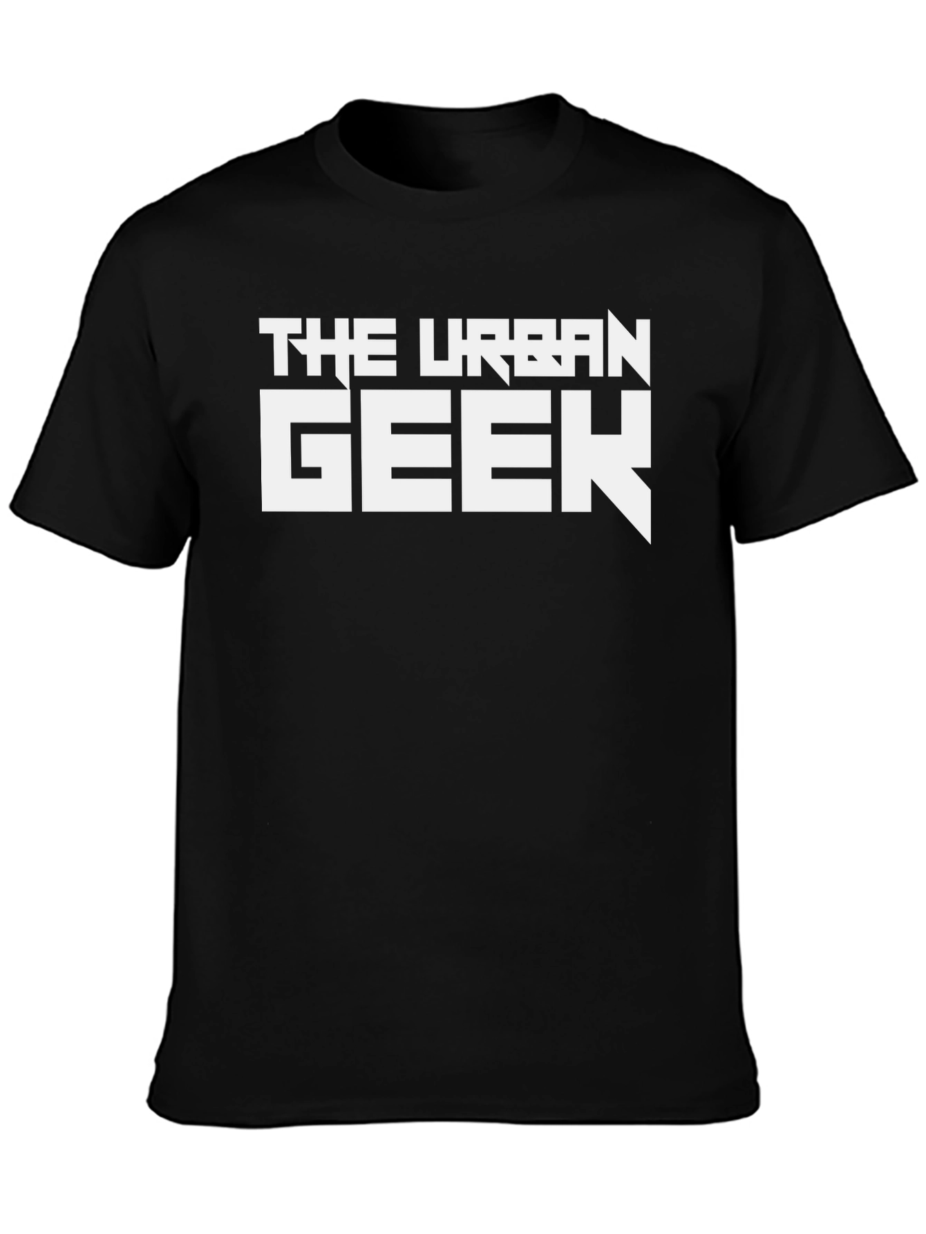 The Urban Geek Black T-Shirt - Modern Style