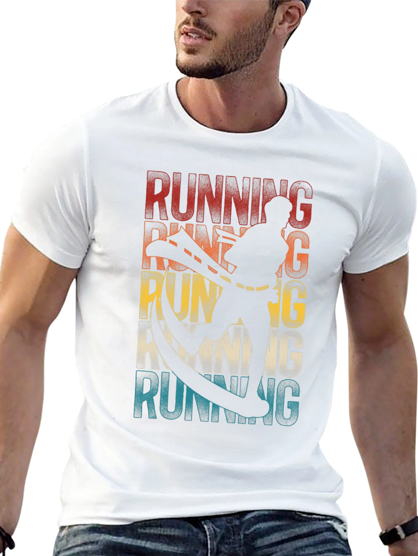 Retro Running T-Shirt for Runners