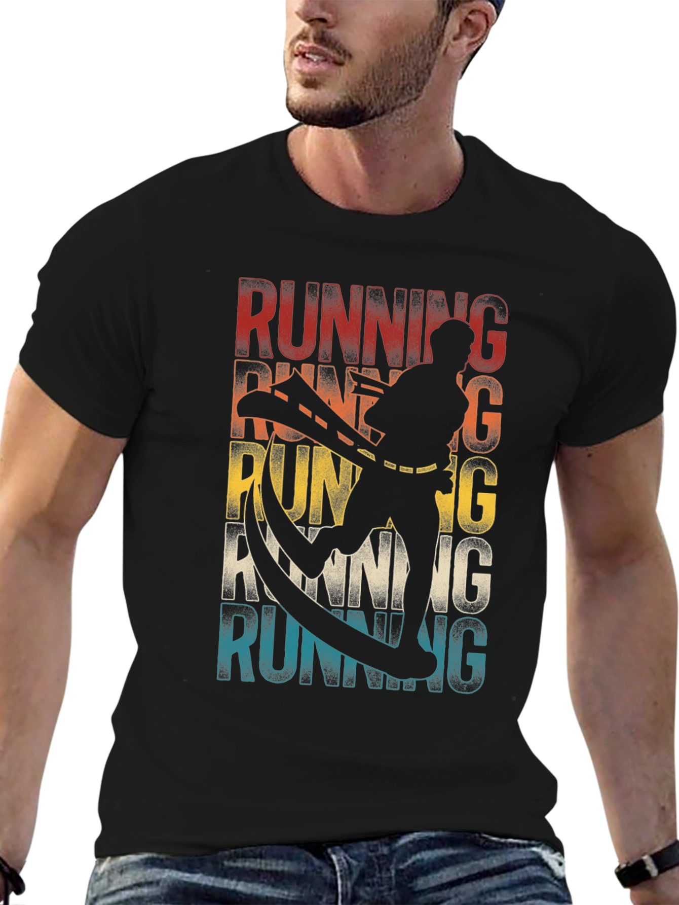 Retro Running T-Shirt for Runners