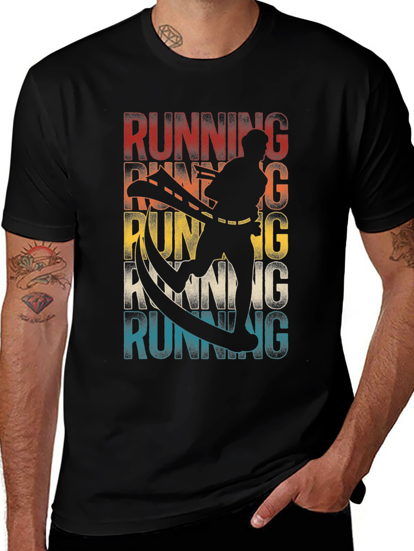 Retro Running T-Shirt for Runners