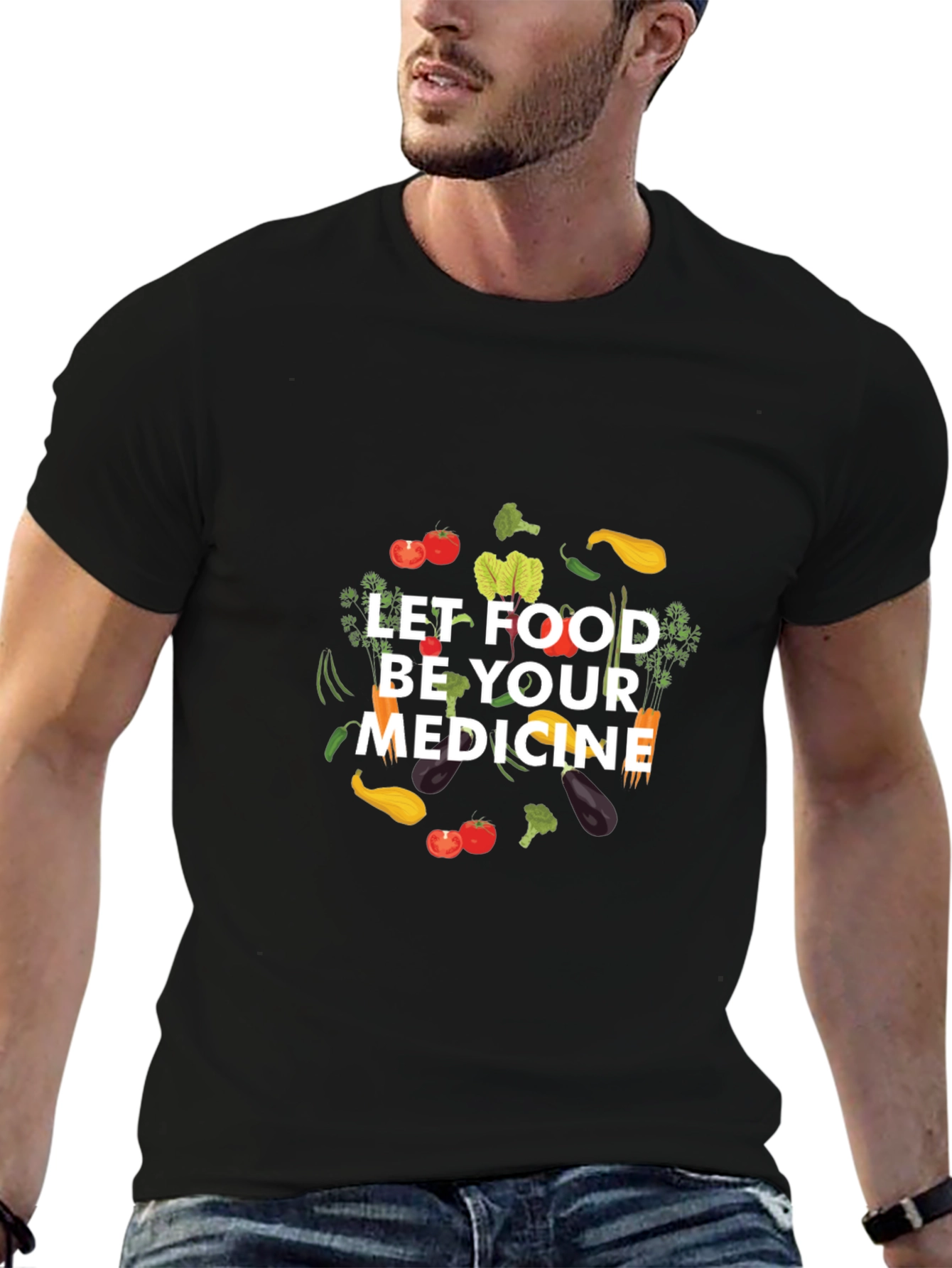 Food is Medicine T-Shirt - Healthy Eating Tee