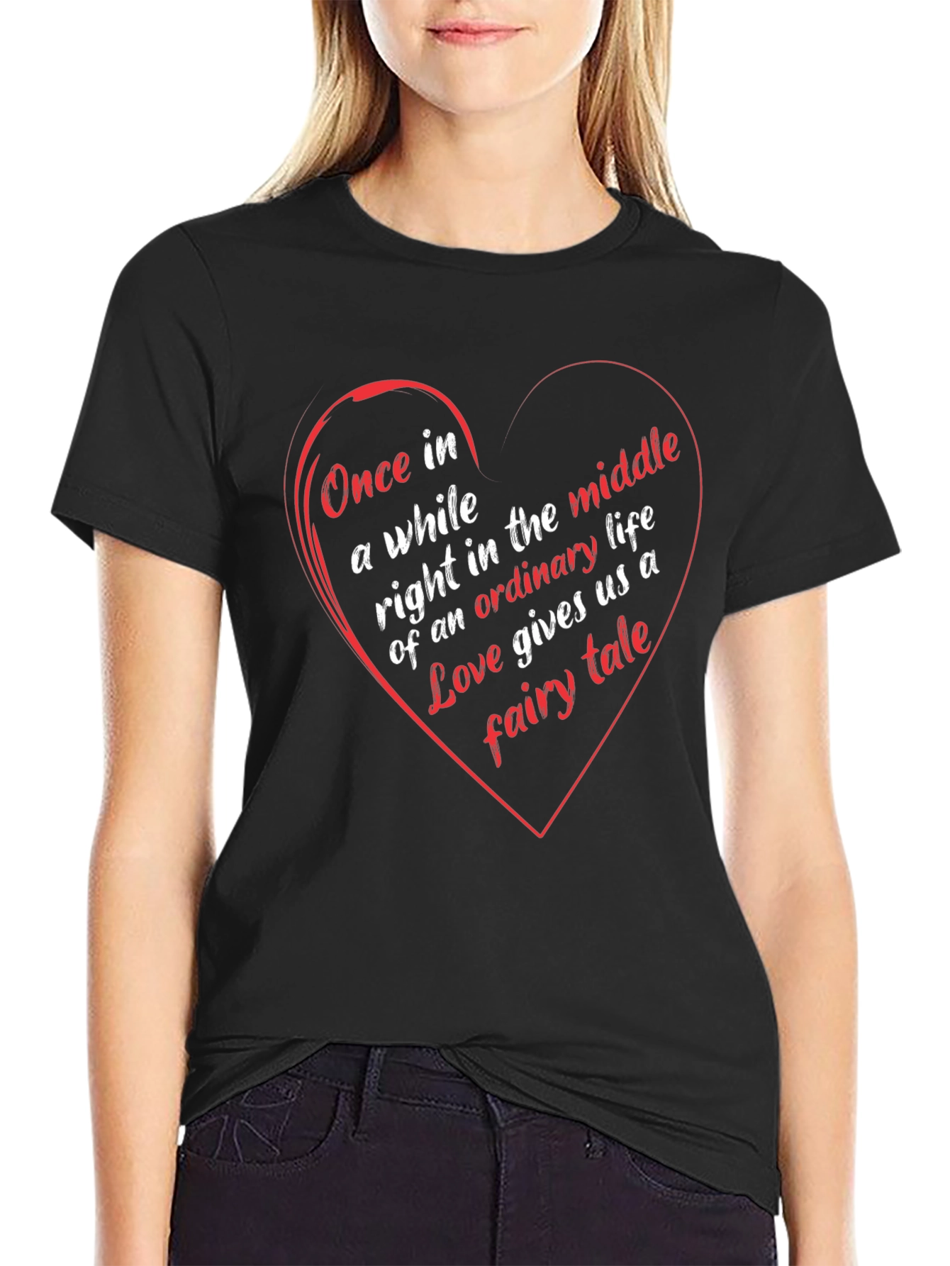 Romantic Love Heart T-Shirt