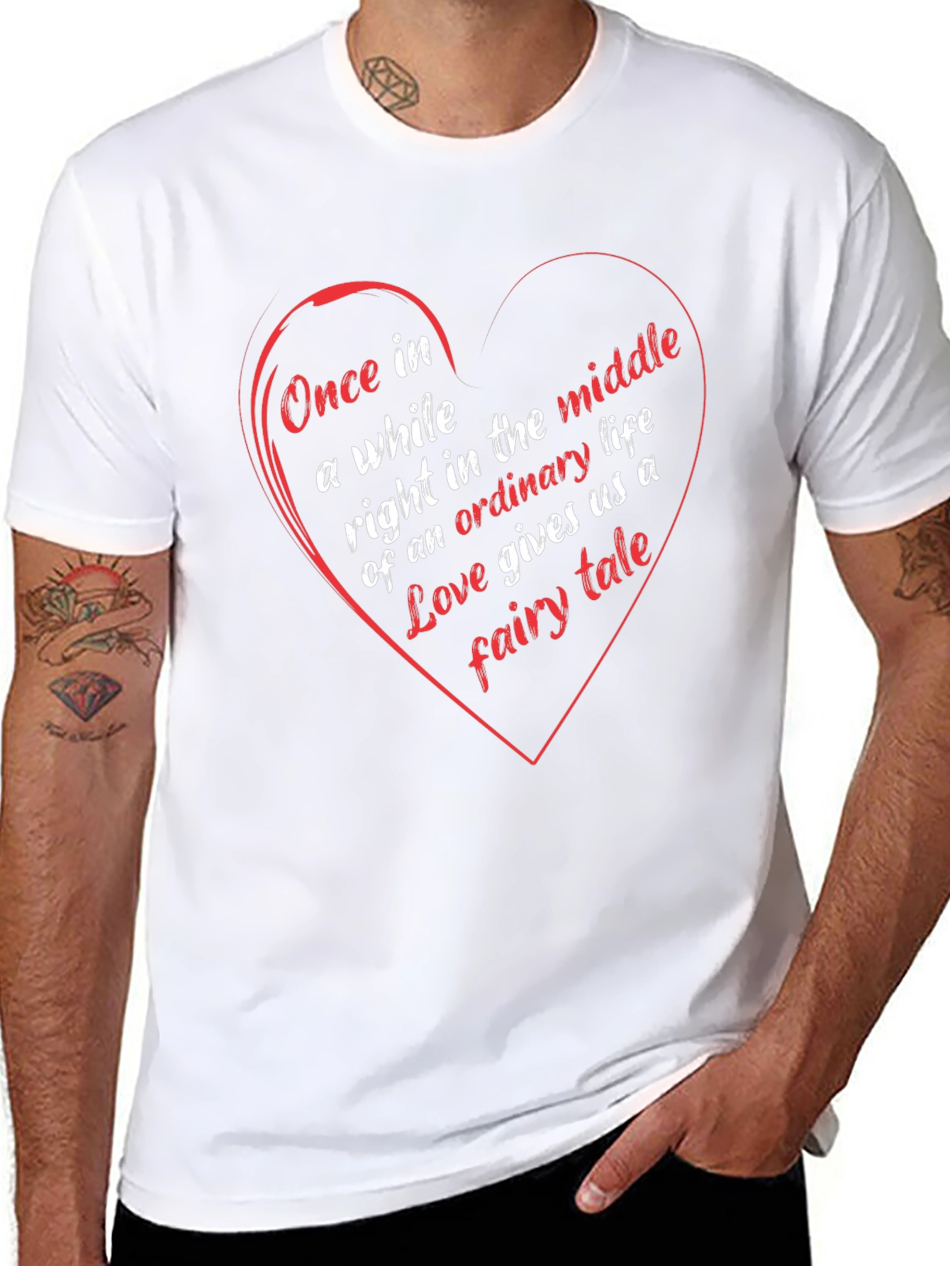 Romantic Love Heart T-Shirt