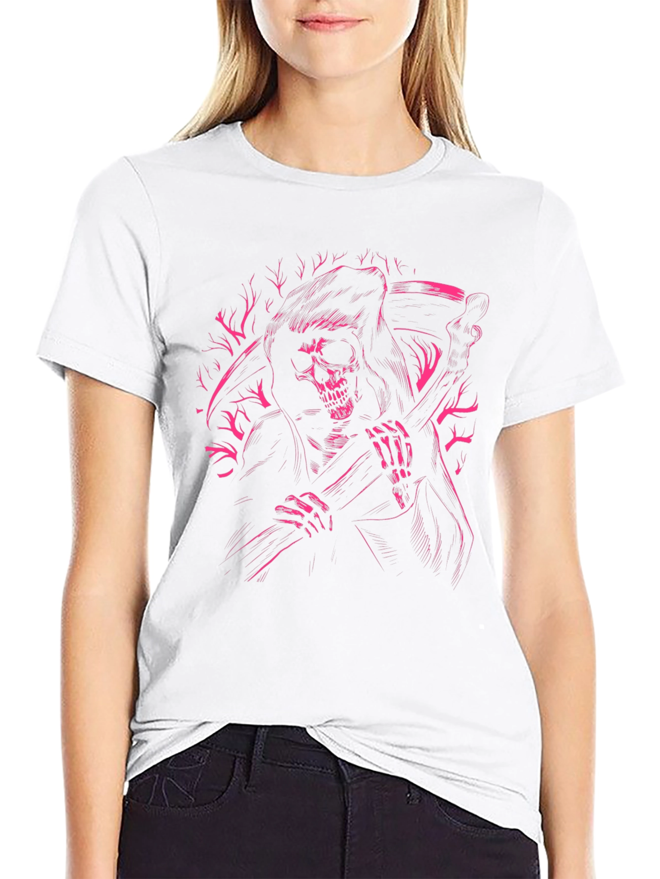 Grim Reaper Graphic Tee - Mens Black T-Shirt