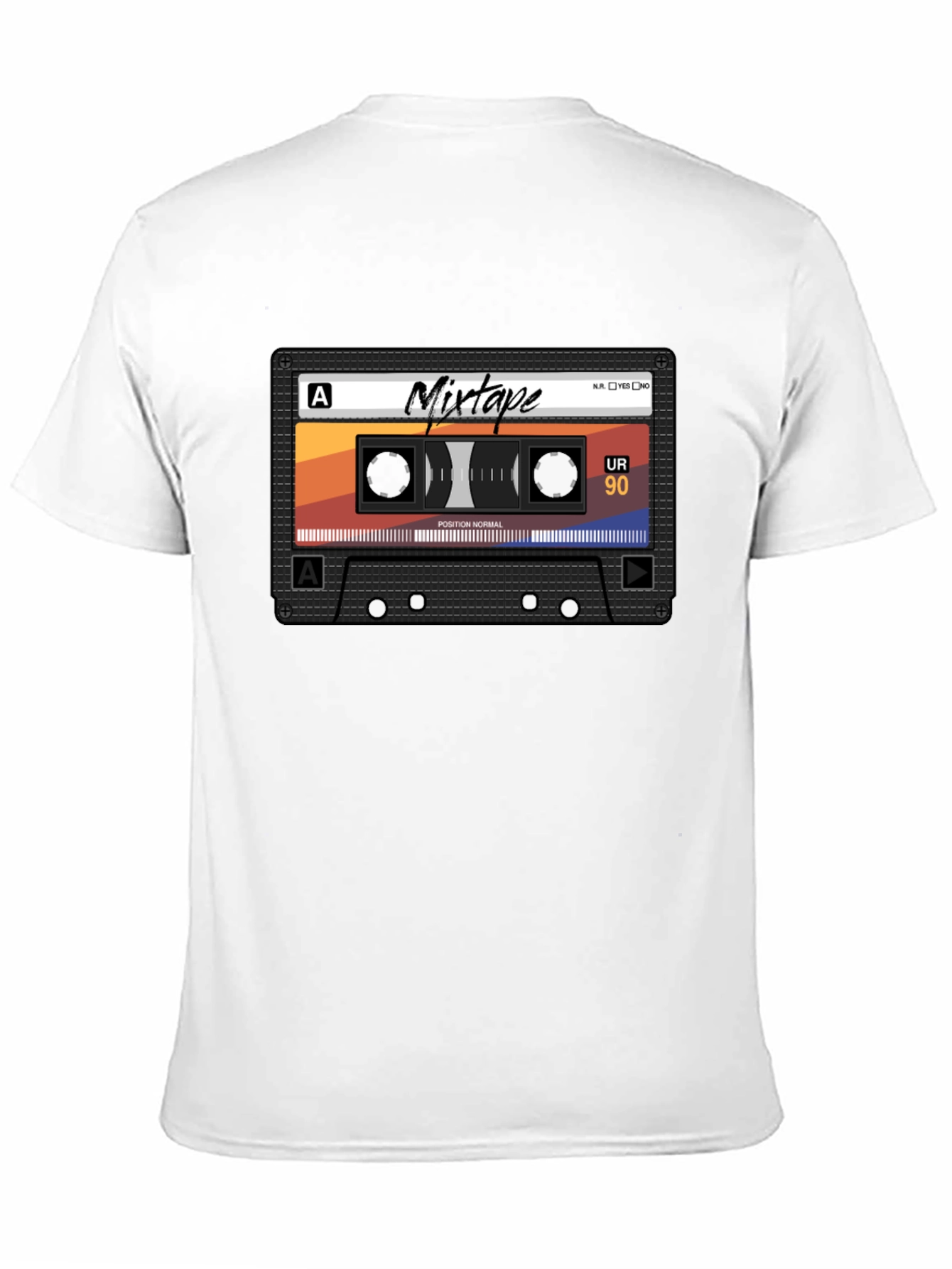 Retro Mixtape Graphic Tee - Classic Cassette Tape T-Shirt