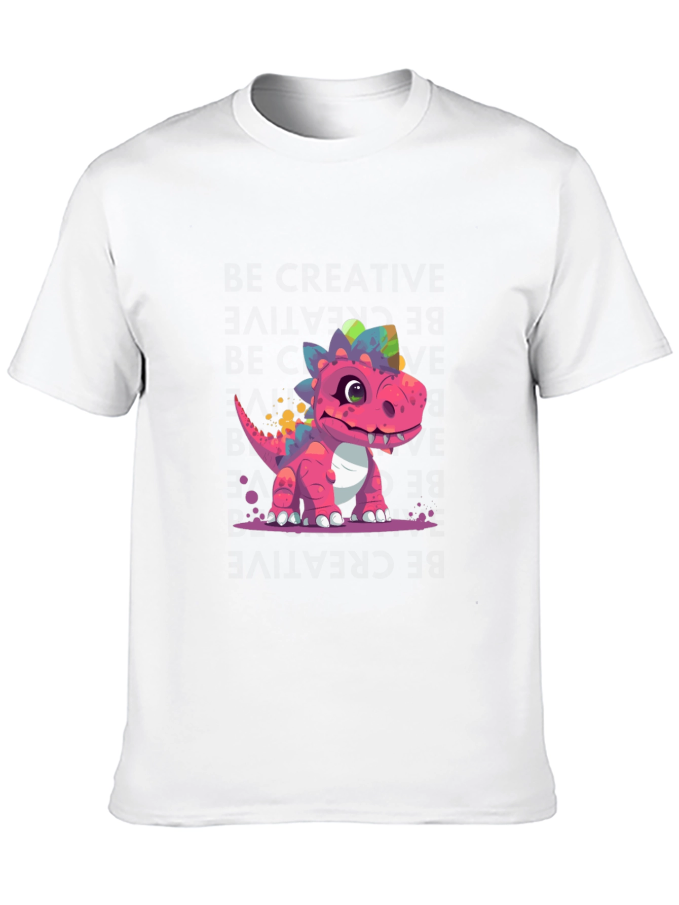 Cartoon Dinosaur Graphic Tee