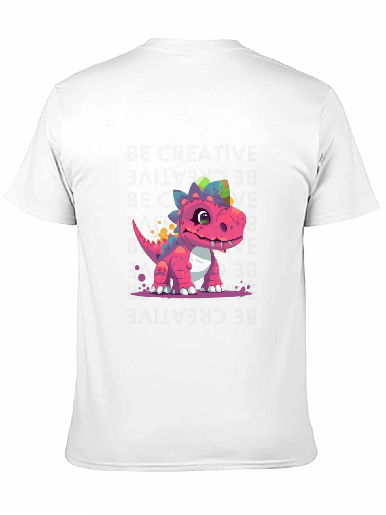 Cartoon Dinosaur Graphic Tee