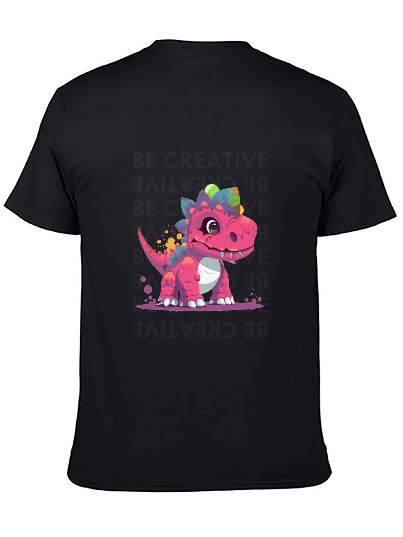 Cartoon Dinosaur Graphic Tee