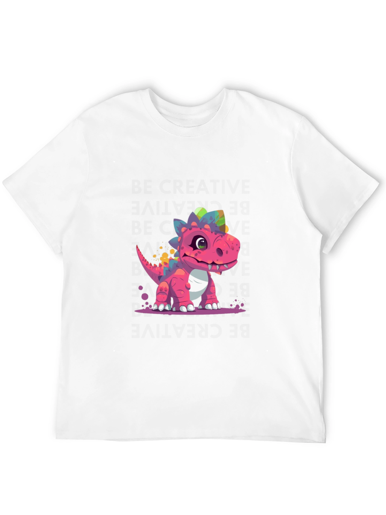 Cartoon Dinosaur Graphic Tee