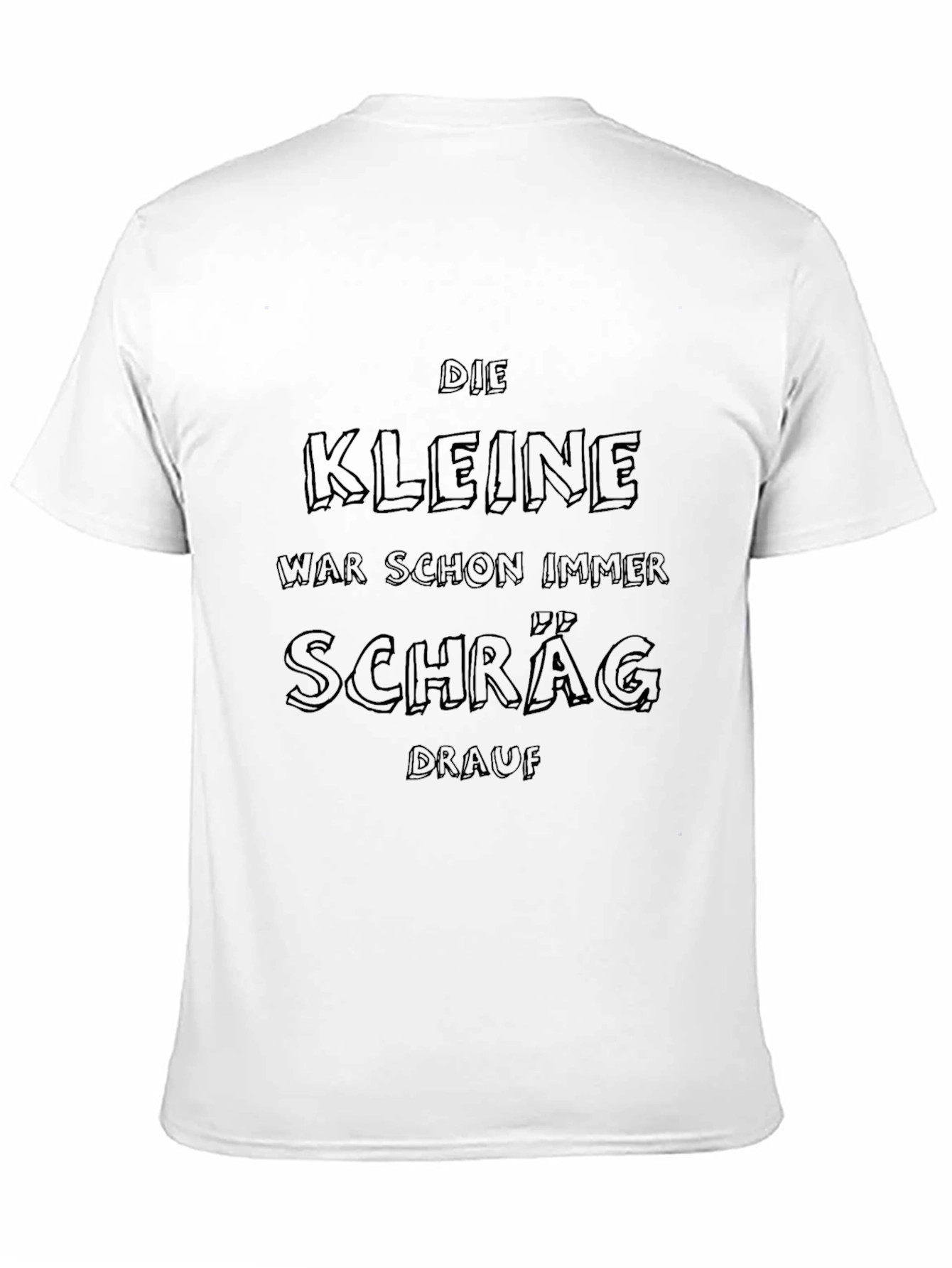 Die Kleine Black Graphic Tee