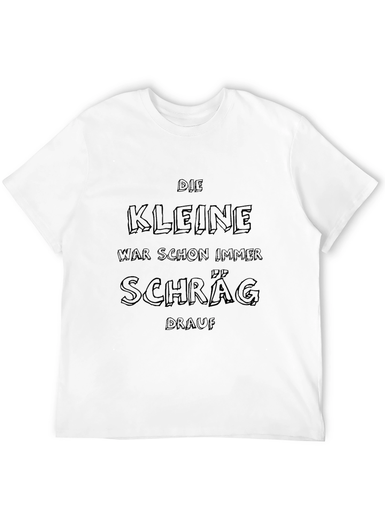 Die Kleine Black Graphic Tee
