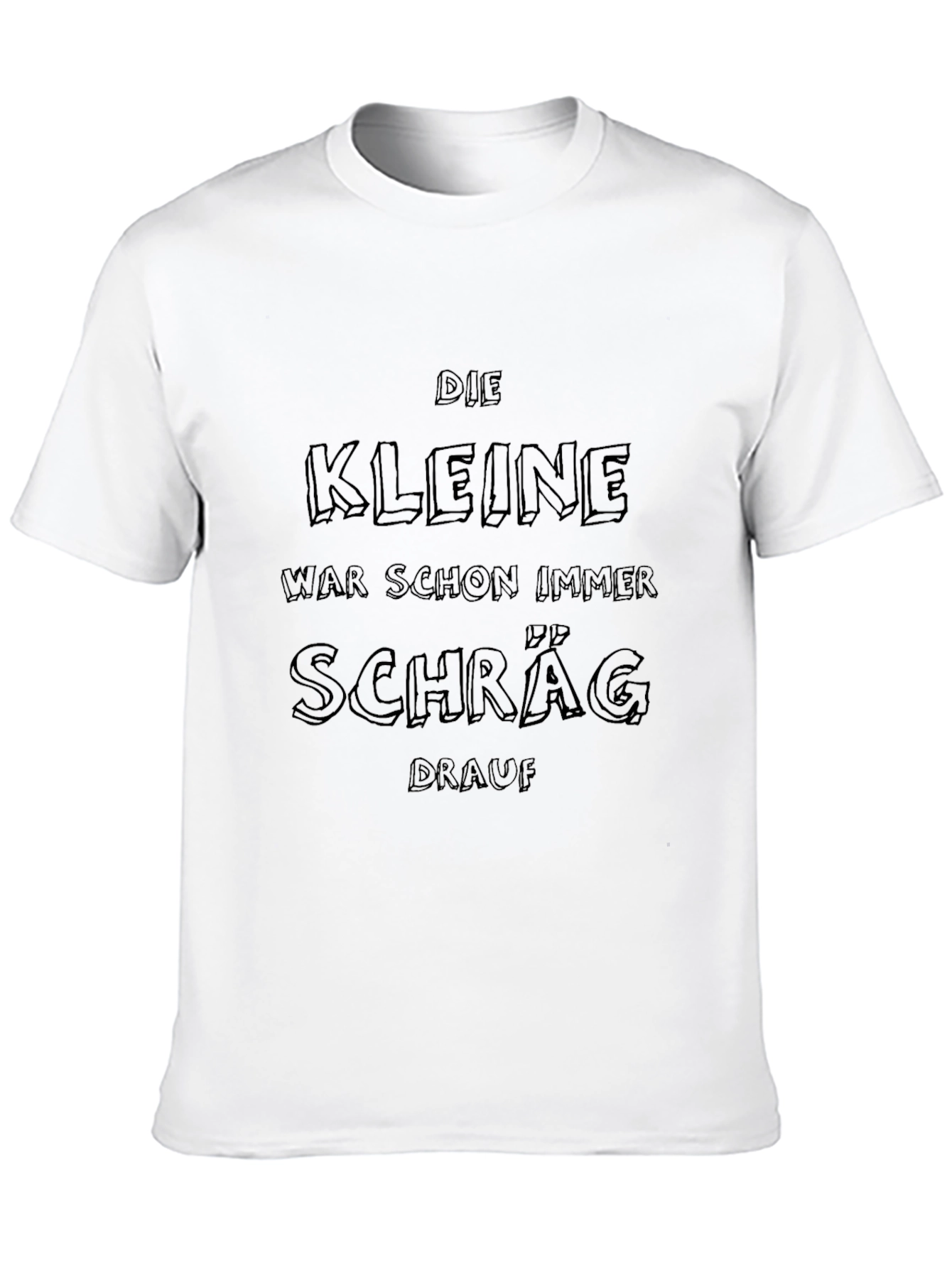 Die Kleine Black Graphic Tee