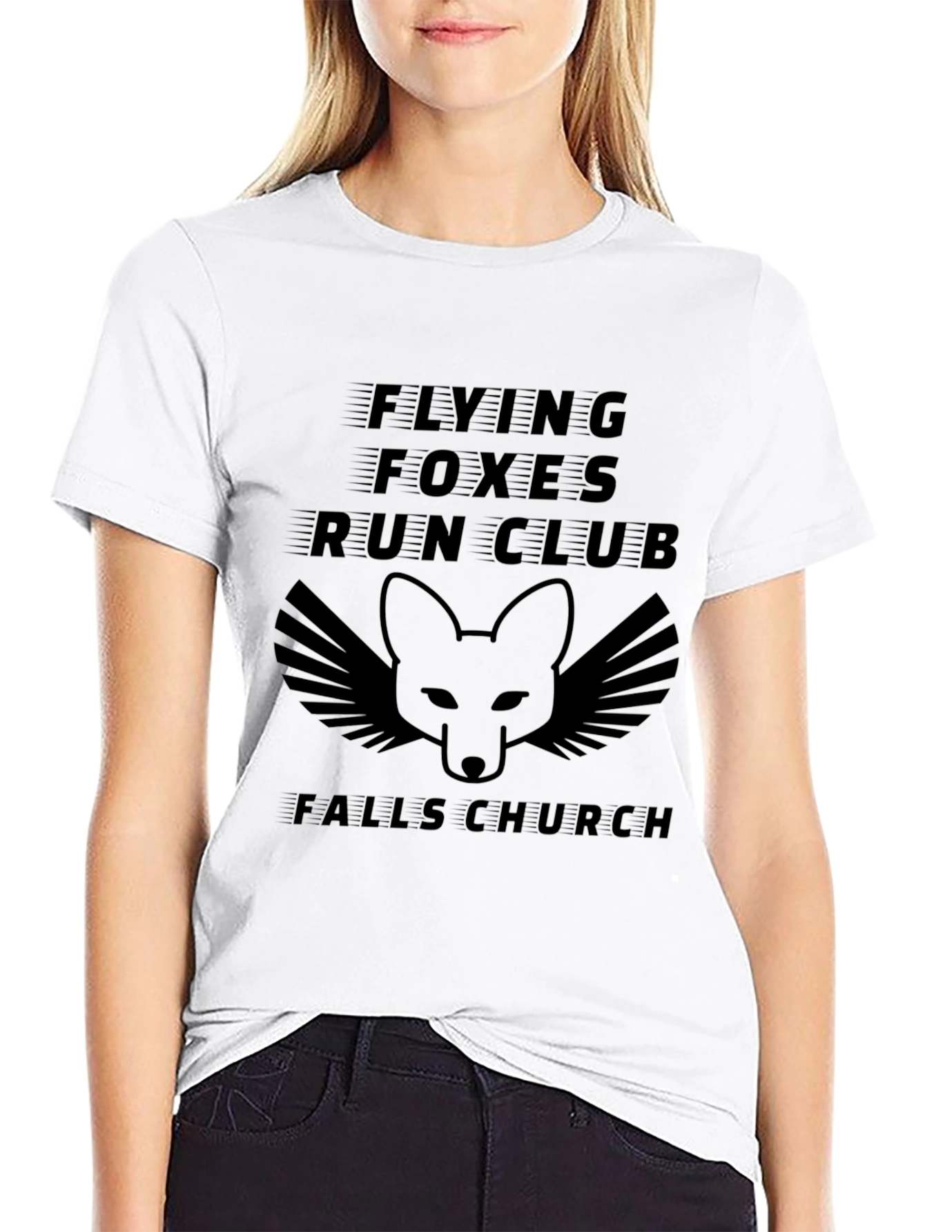 Flying Foxes Run Club Black T-Shirt
