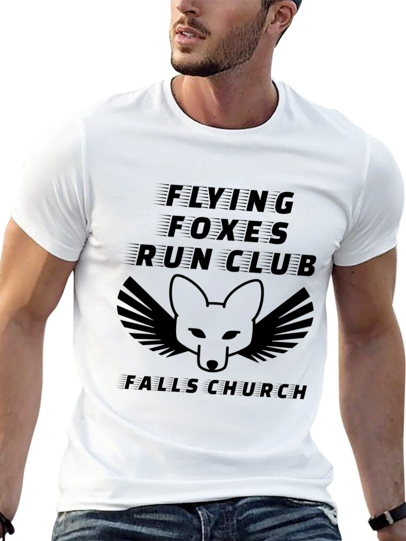 Flying Foxes Run Club Black T-Shirt