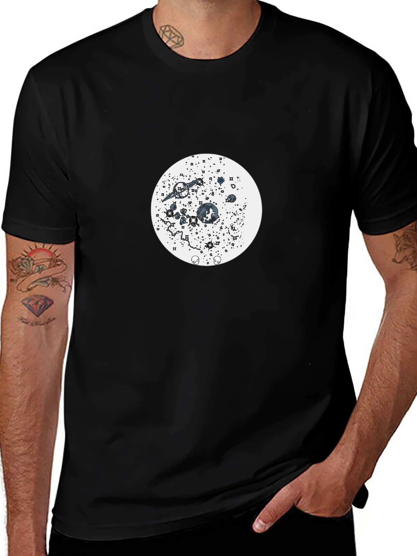 Abstract Moon T-Shirt