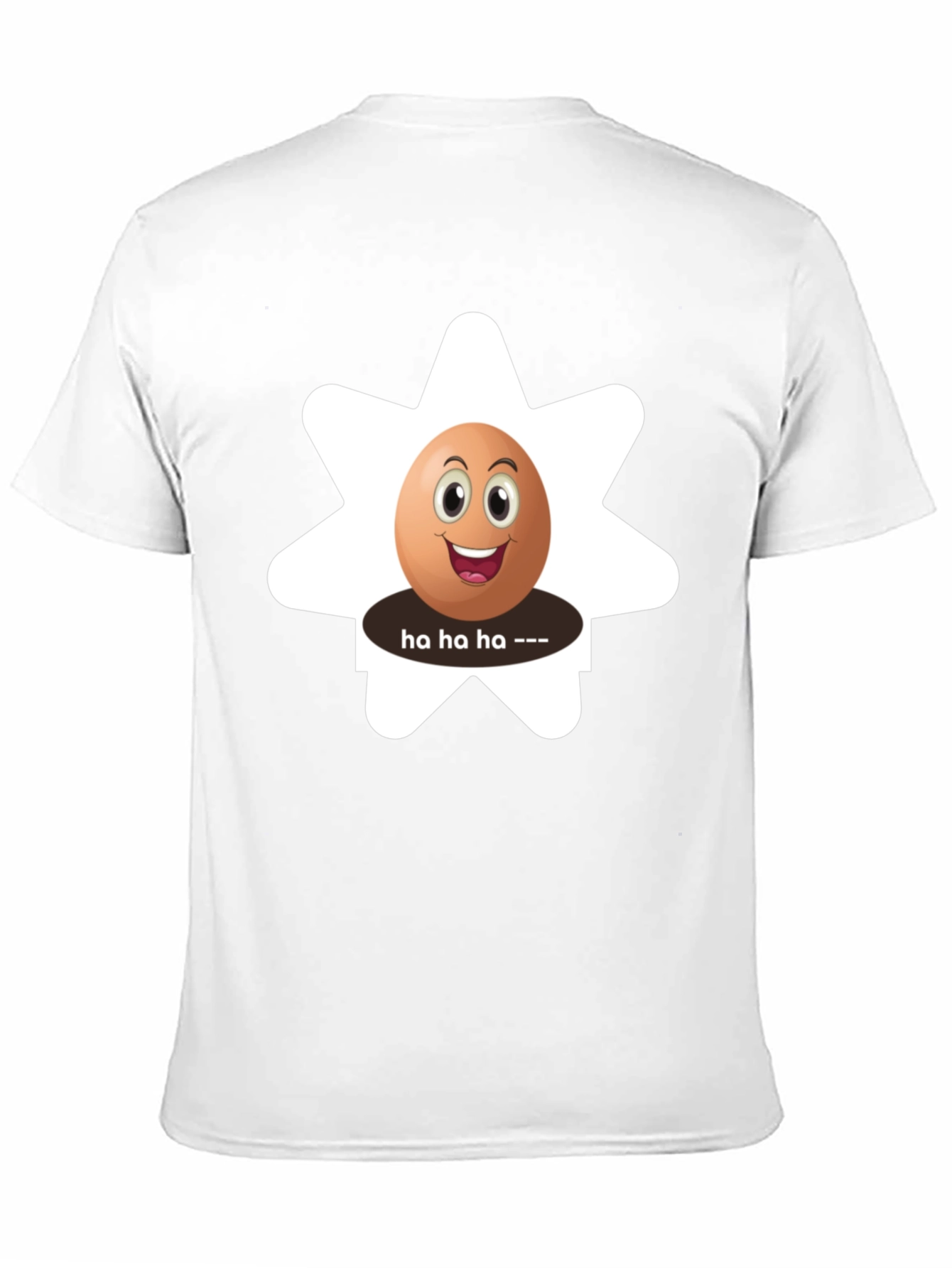 Funny Egg Cartoon Graphic T-Shirt